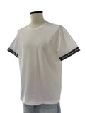 Burberry Logo Tape Tee "White/Black"
