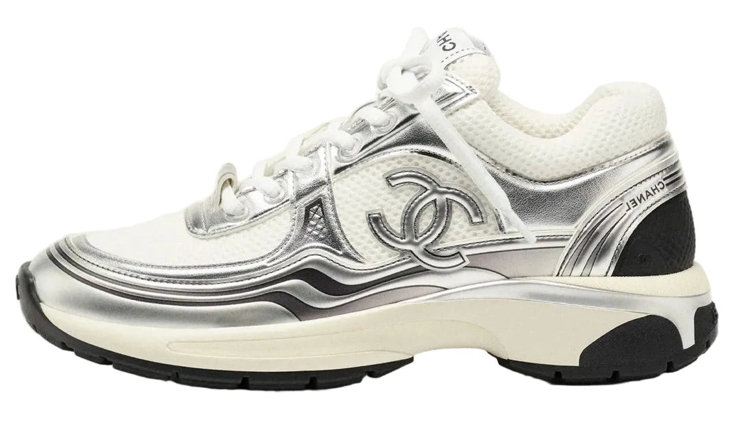 Chanel CC Runner "White Silver"