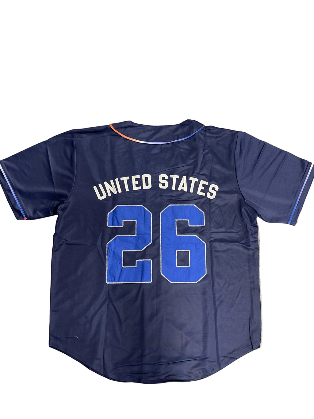 Navy Blue Baseball Jersey "United States Fifa World Cup 2026"