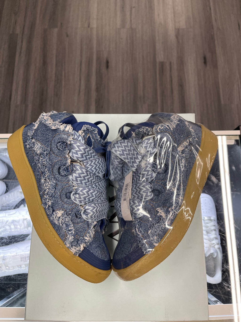 Lanvin Curb Sneaker "Denim"