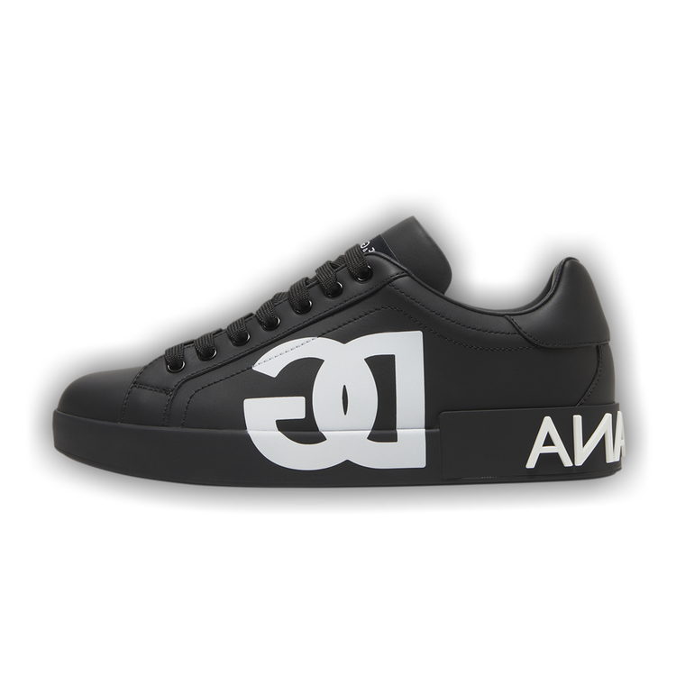 Dolce & Gabbana Portofino Sneaker "Black White Logo"