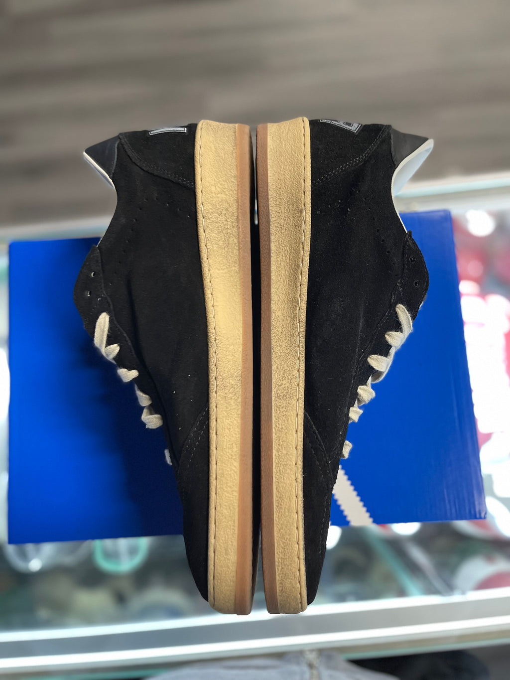 Golden Goose Ball Star Sneaker "Black Suede White Leather Star"
