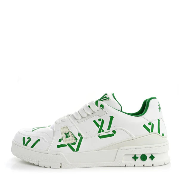 Louis Vuitton LV Trainer "White Green Recycled"