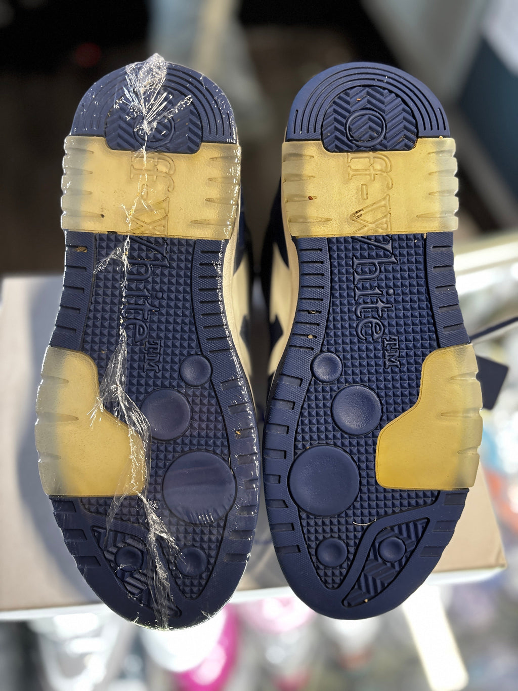 Off White Out Of Office "Navy/White"