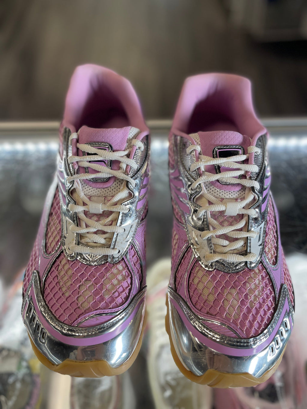 Bottega Venetta Orbit Sneaker "Pink"