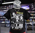 Renderdet Distressed Tee "Black/White"