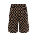 Burberry Chequer Jacquard Tailored Shorts "Archive Beige/Brown"