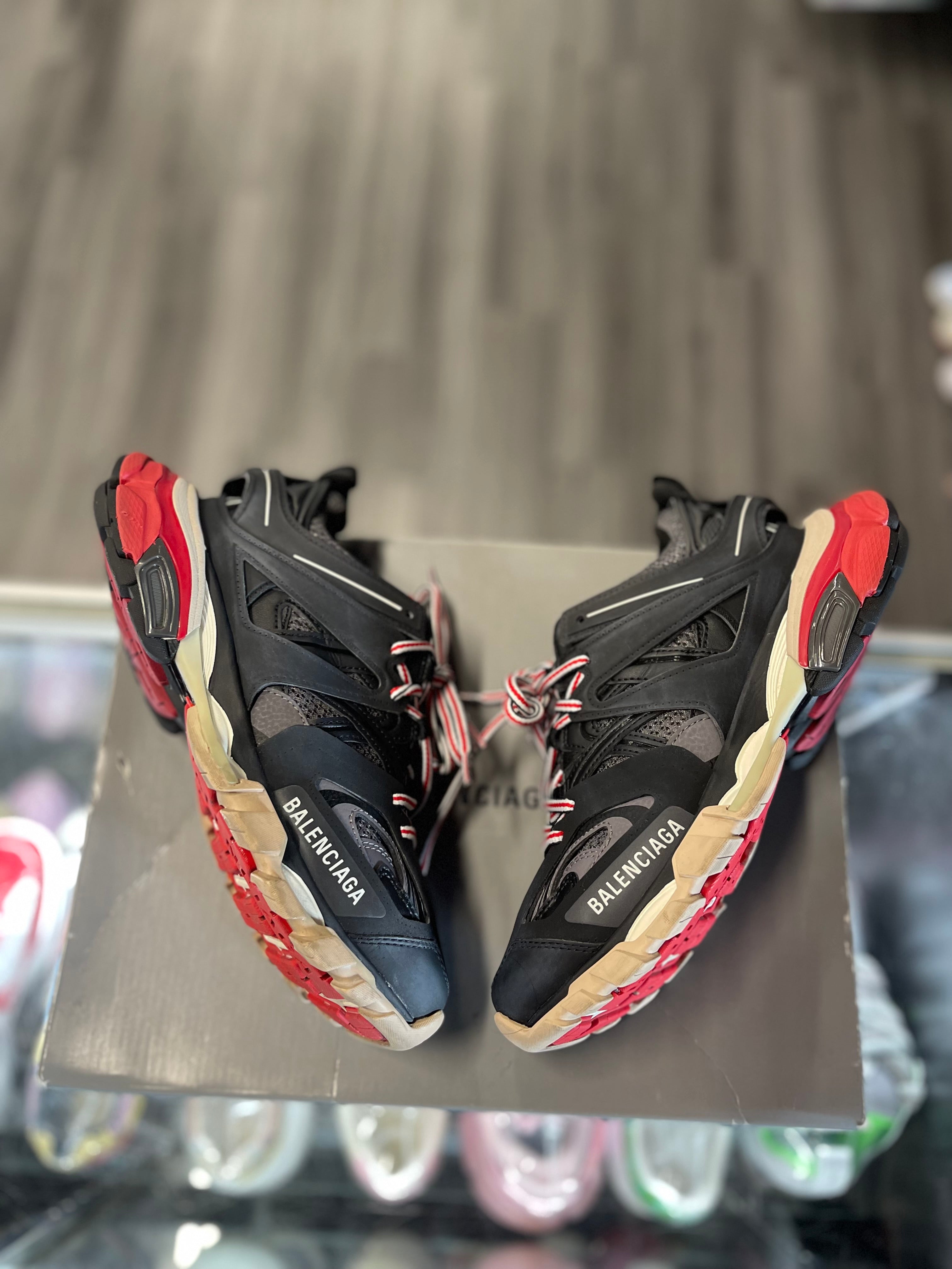 Balenciaga Track "Black/ Red/ Gum"