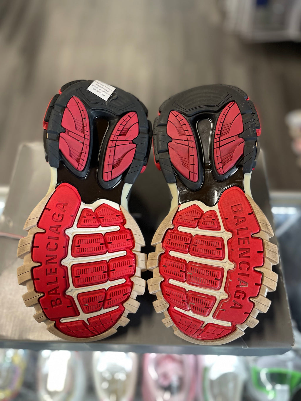 Balenciaga Track "Black/ Red/ Gum"