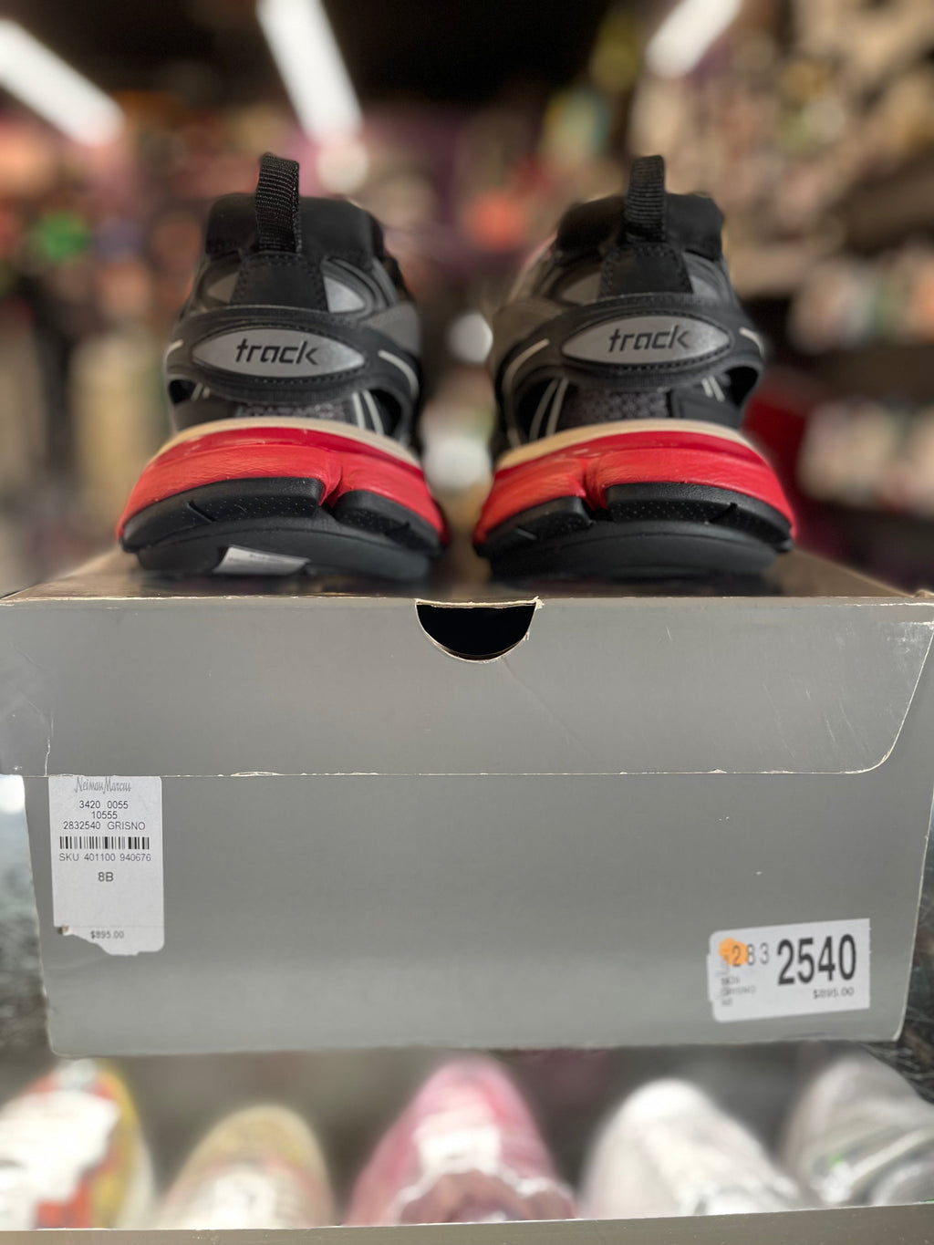 Balenciaga Track "Black/ Red/ Gum"