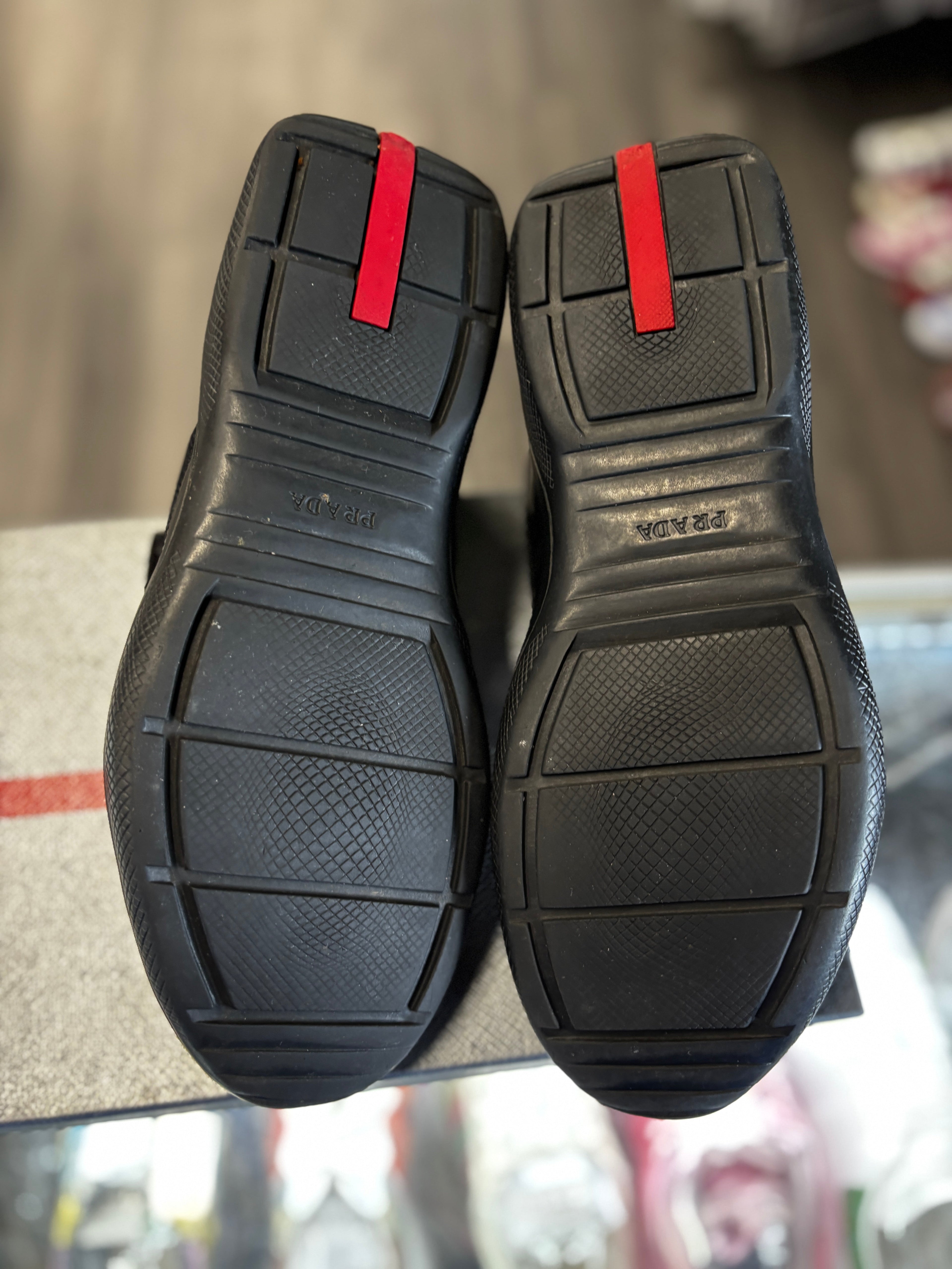 Prada America Cup Strap Patent "Black"