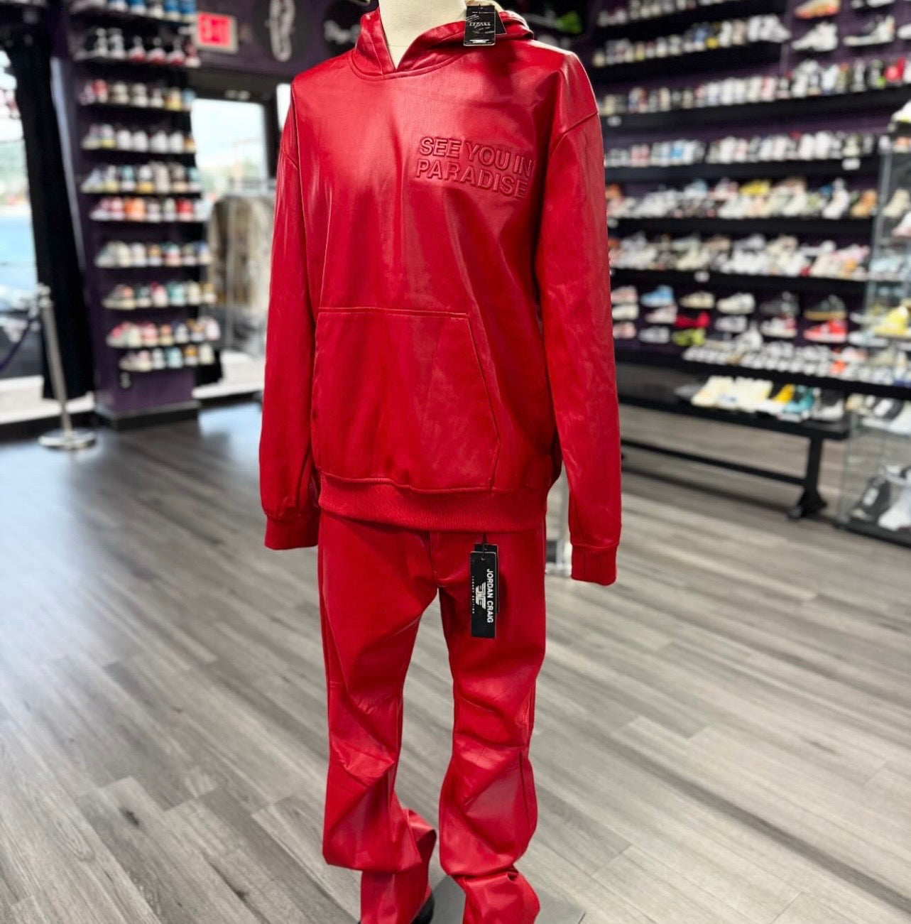 See You in Paradise Set "Red Leather"