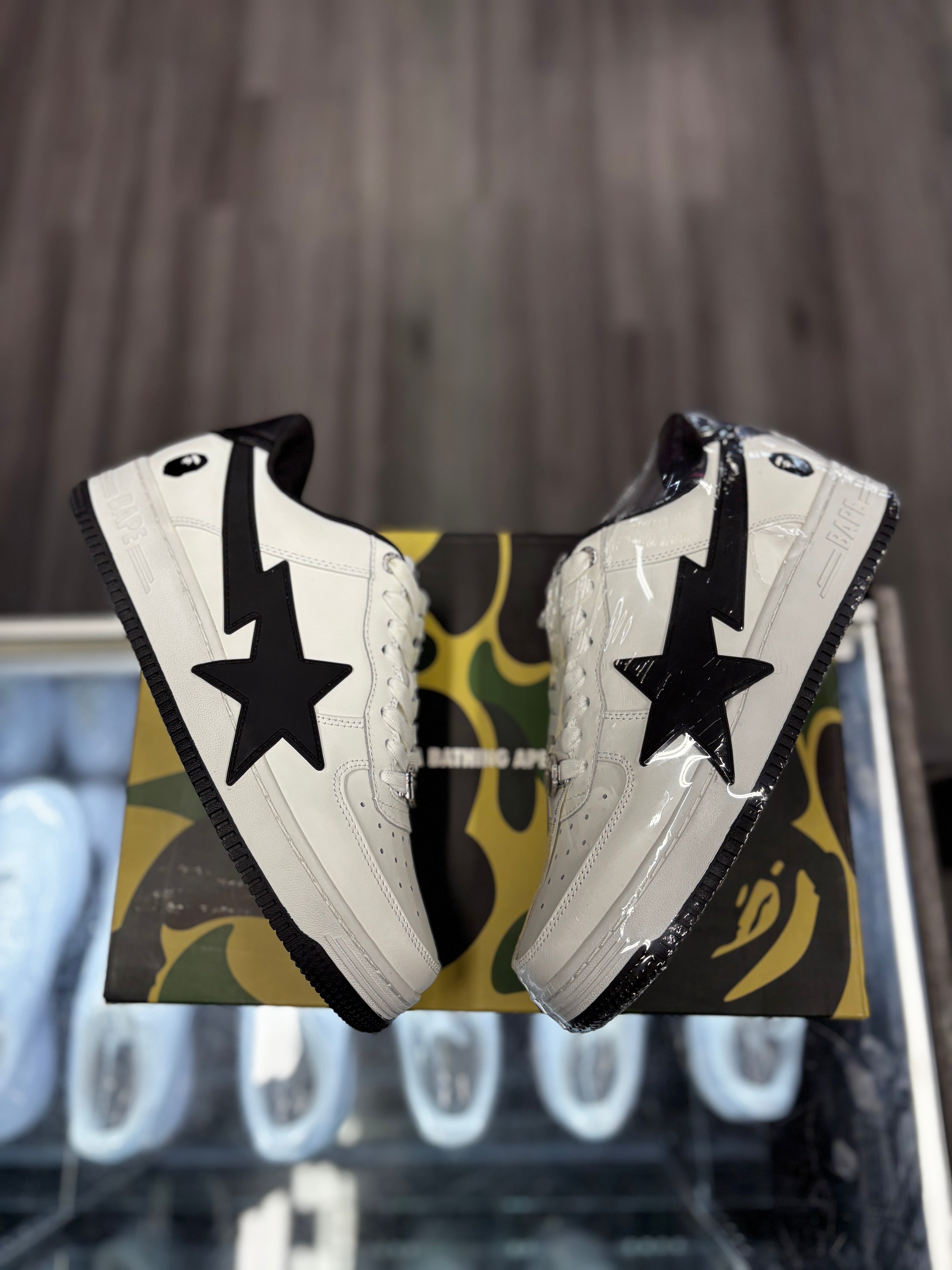 A Bathing Ape Bape Sta #2 "Black/White
