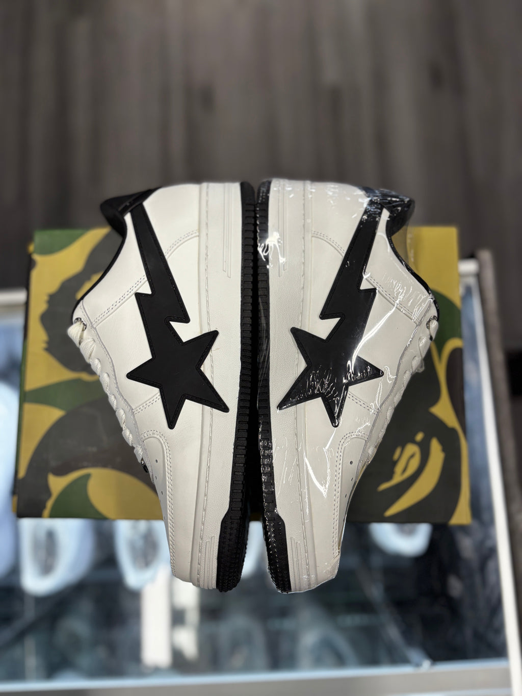 A Bathing Ape Bape Sta #2 "Black/White