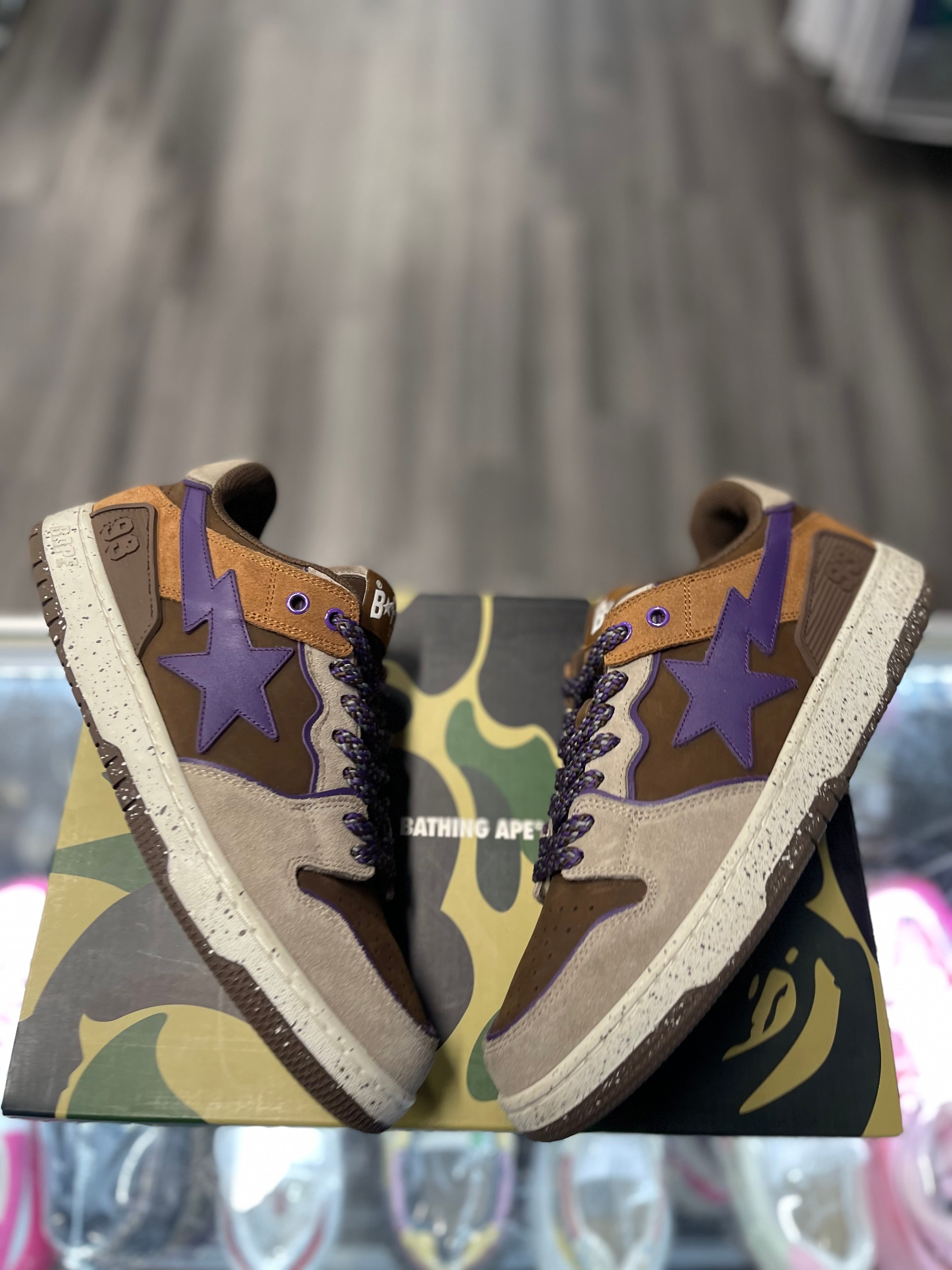 Bapesta Sk8 "Brown/Purple"