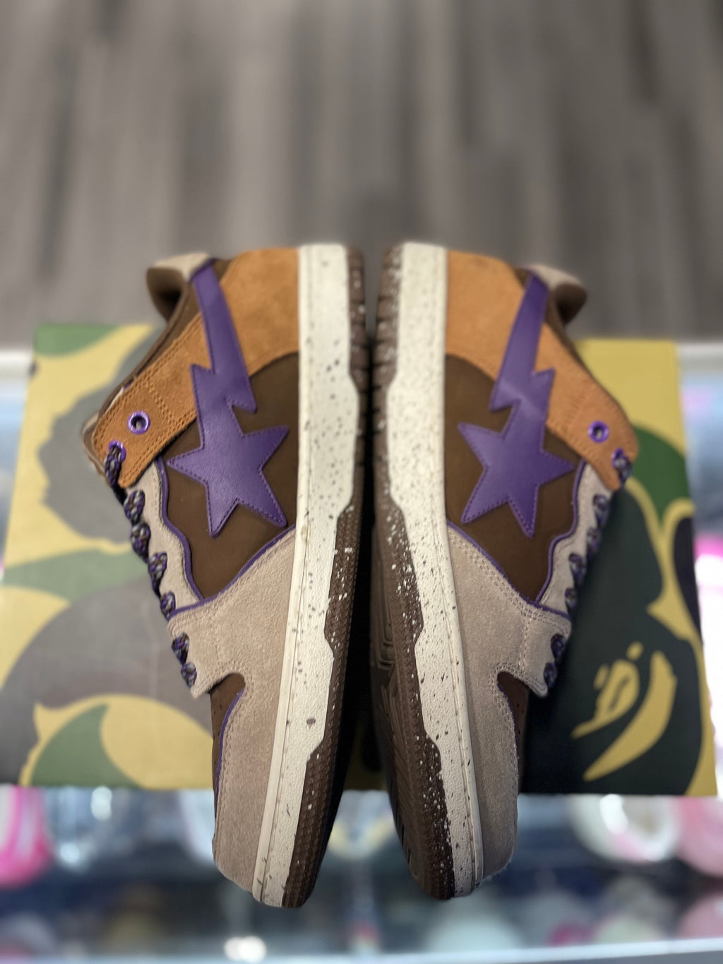 Bapesta Sk8 "Brown/Purple"