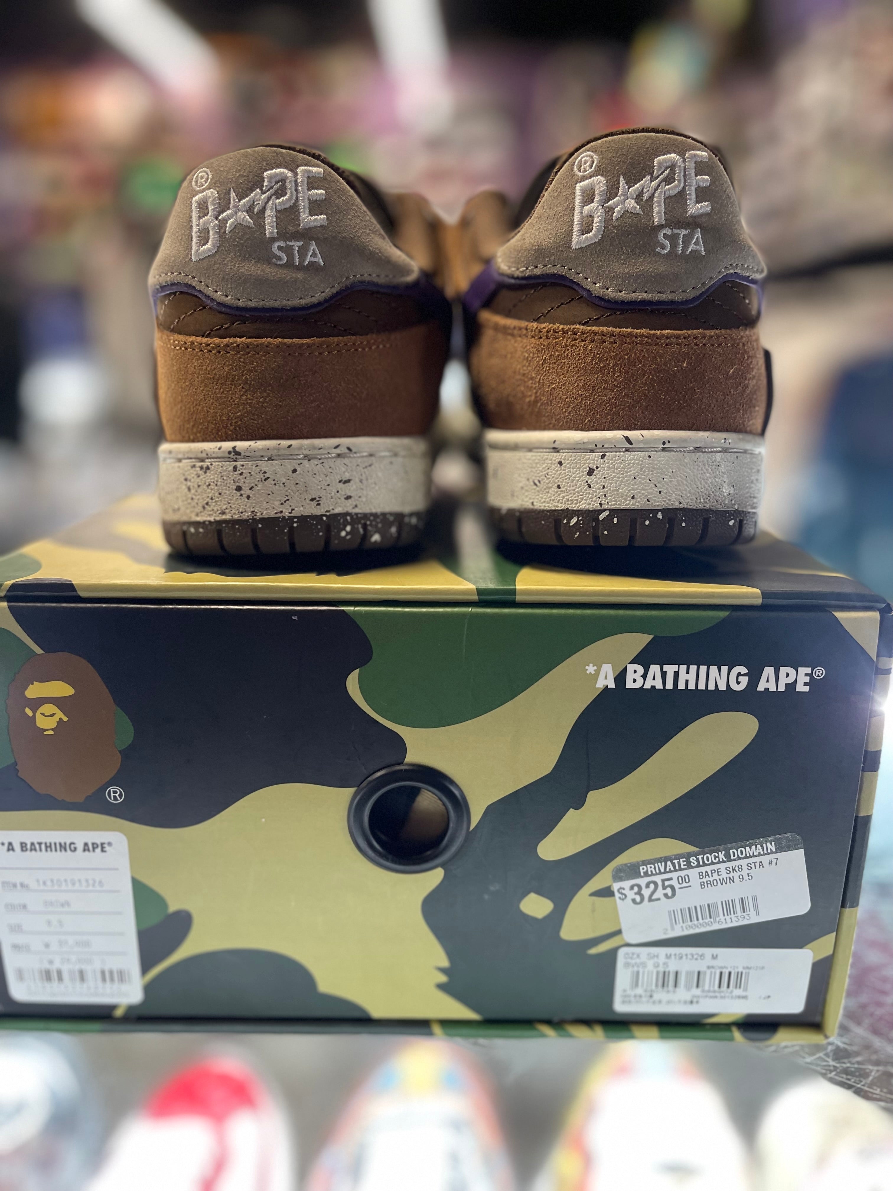 Bapesta Sk8 "Brown/Purple"