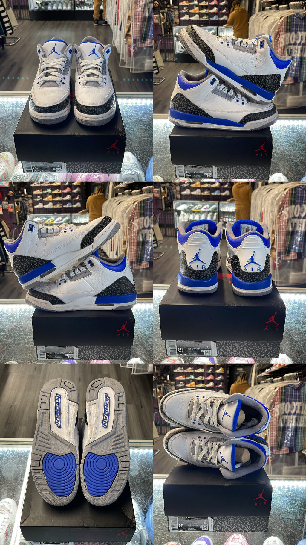 2021 Air Jordan Retro 3 "Racer Blue" (GS)