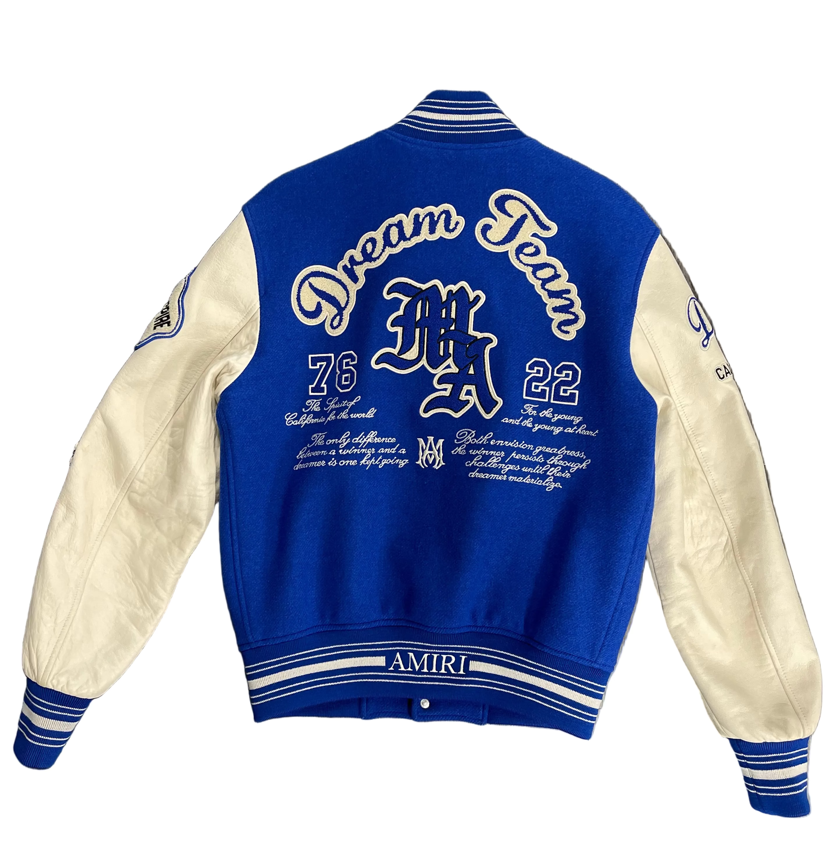 Amiri Dream Team Varisty Jacket "Blue"