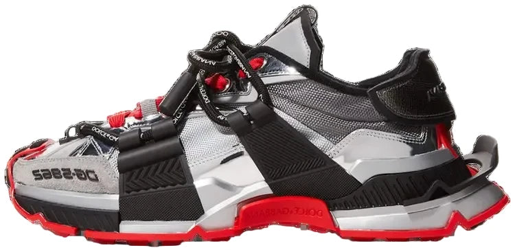 Dolce & Gabbana Space Sneaker "Silver/Red"