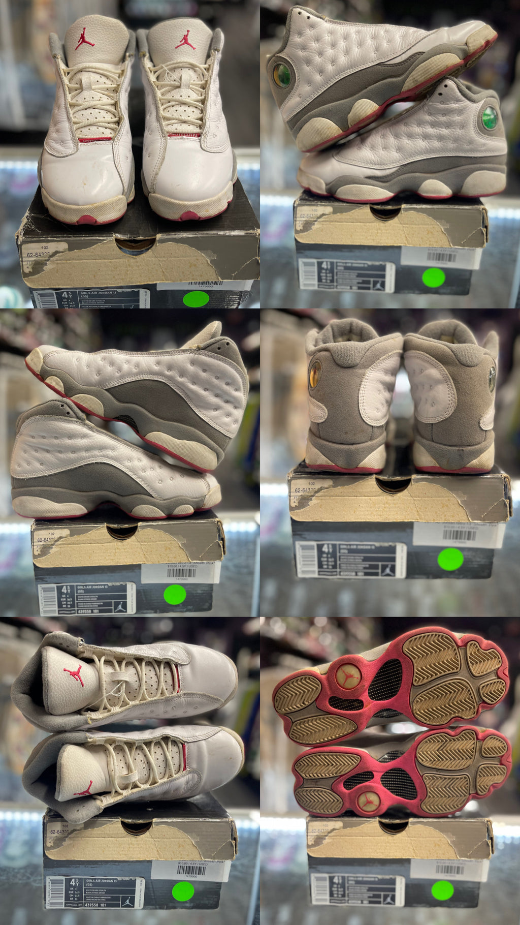 2013 Air Jordan 13 Stealth Pink" (GS)