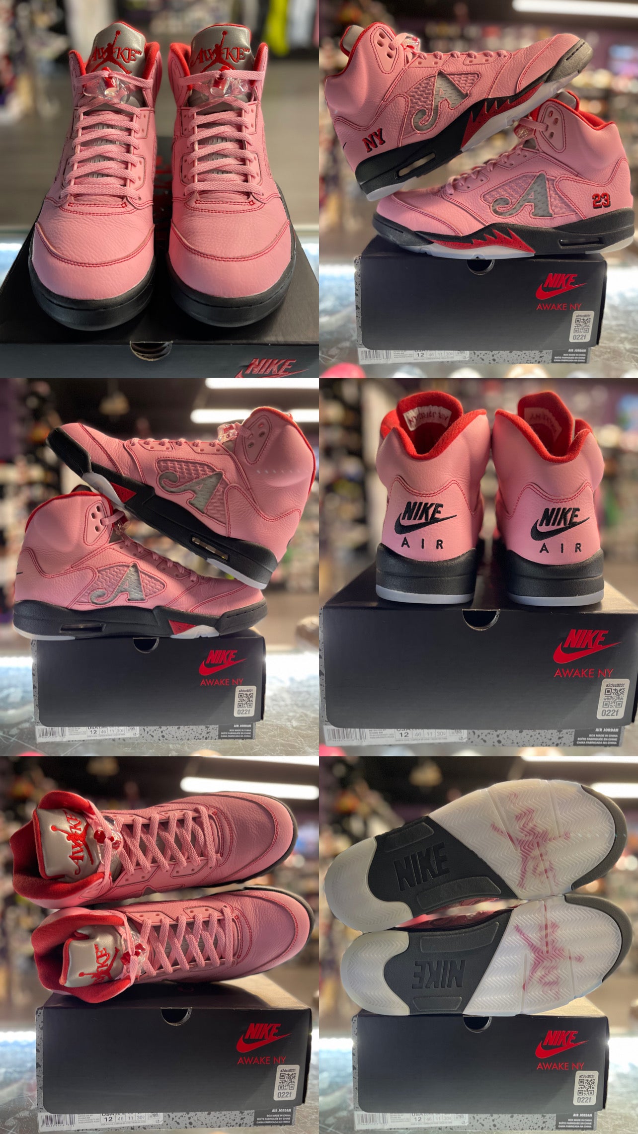 2025 Air Jordan Retro 5 "Awake NY Arctic Pink"