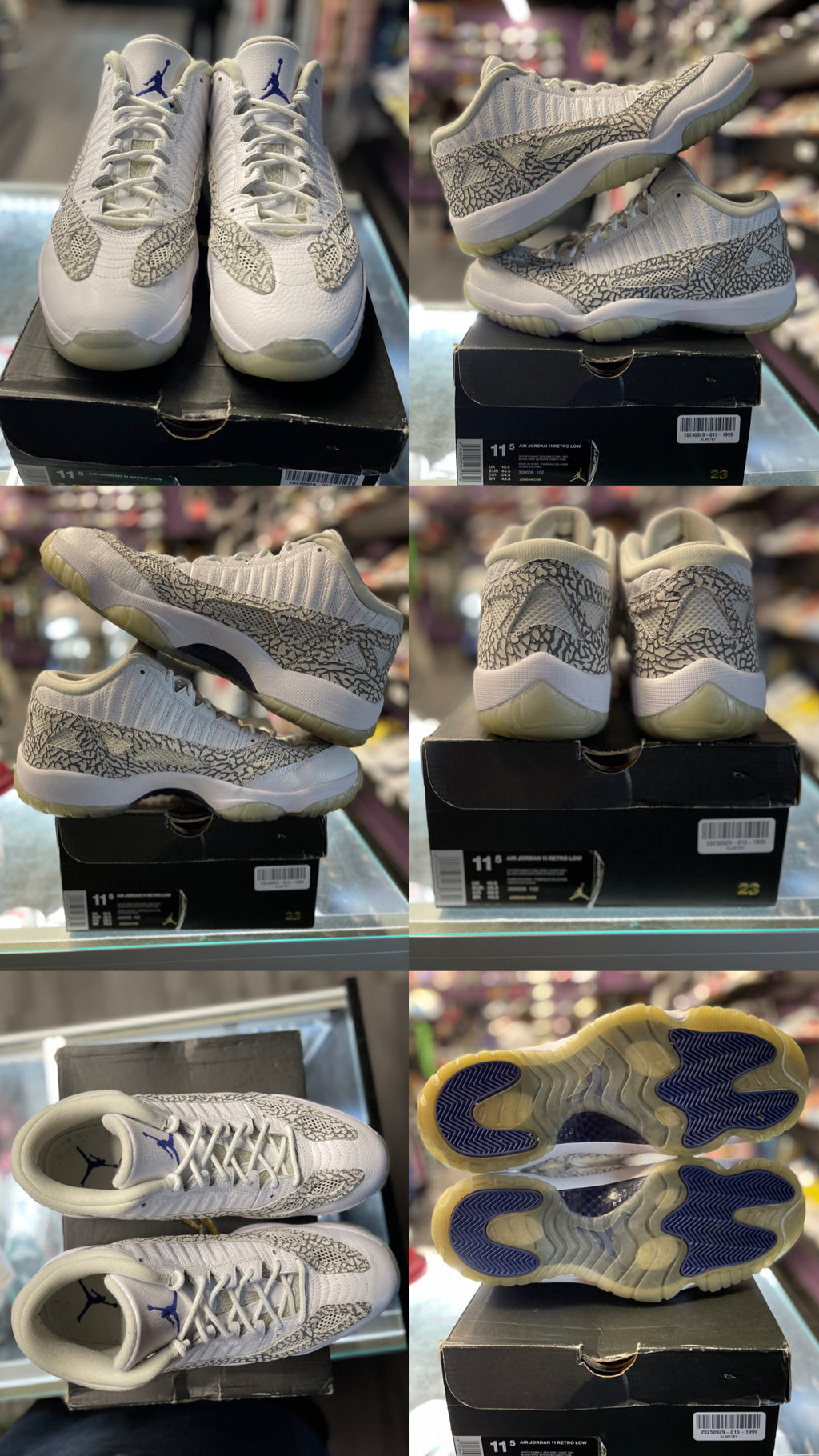 2015 Air Jordan Retro 11 Low IE "Cobalt"