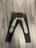 Evisu Treasure and Cloud Daicock Carrot Fit Denim