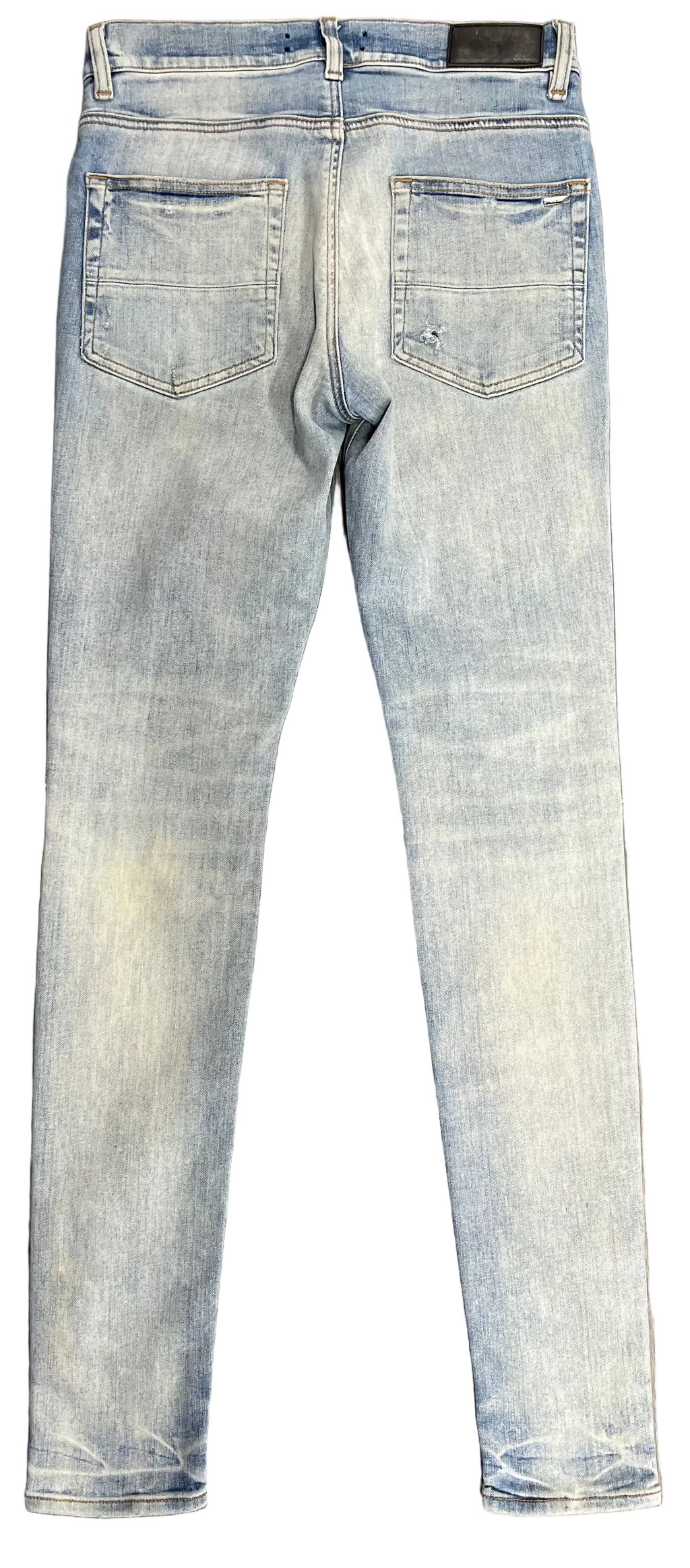 Amiri MX1 Jeans Light Wash "Black Bandana"