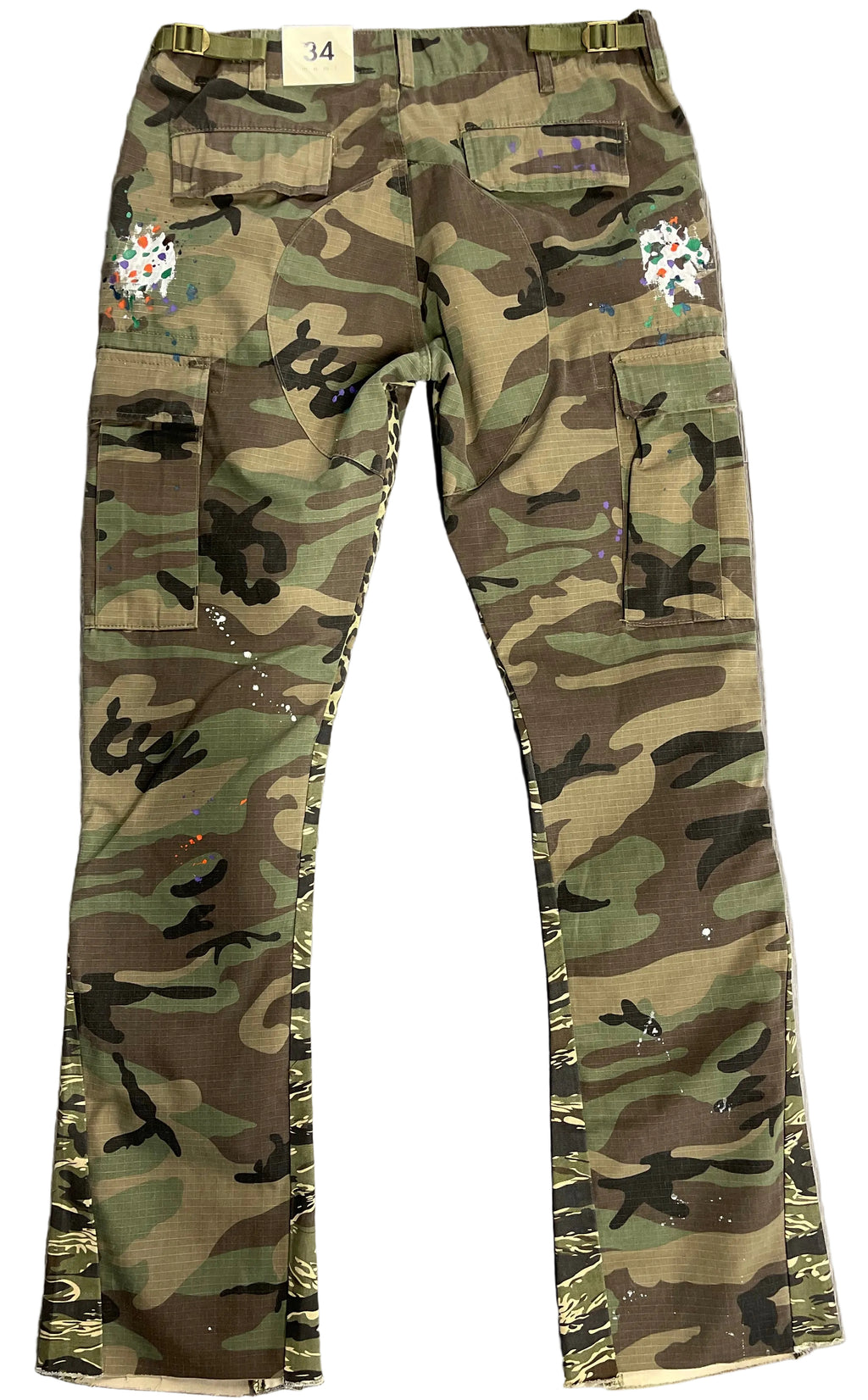 MNML Pants "Green Camo Splat"