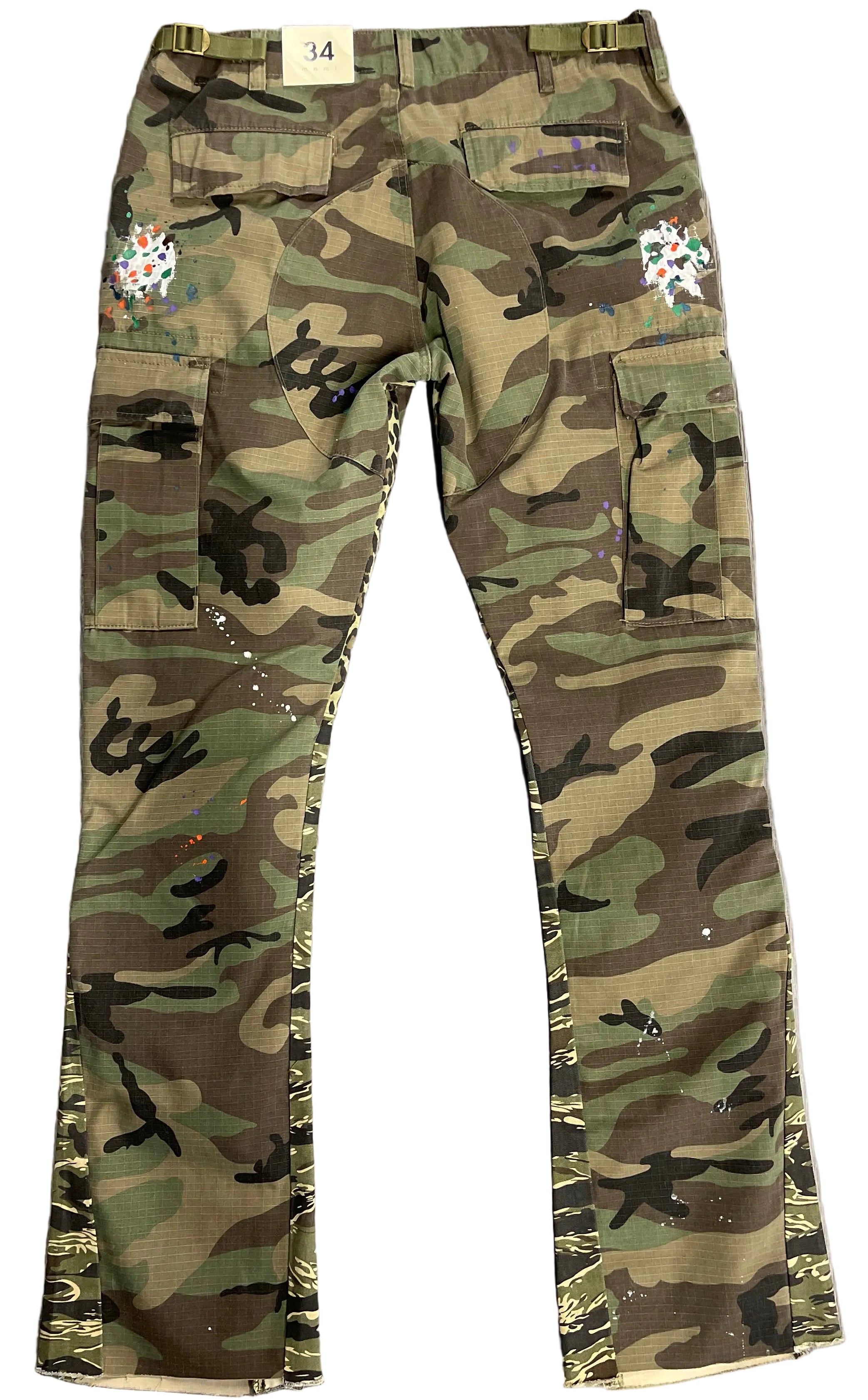 MNML Pants "Green Camo Splat"