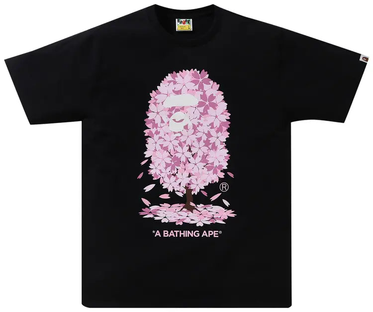 Bape Sakura Tokyo Ape Head Tee "Black"