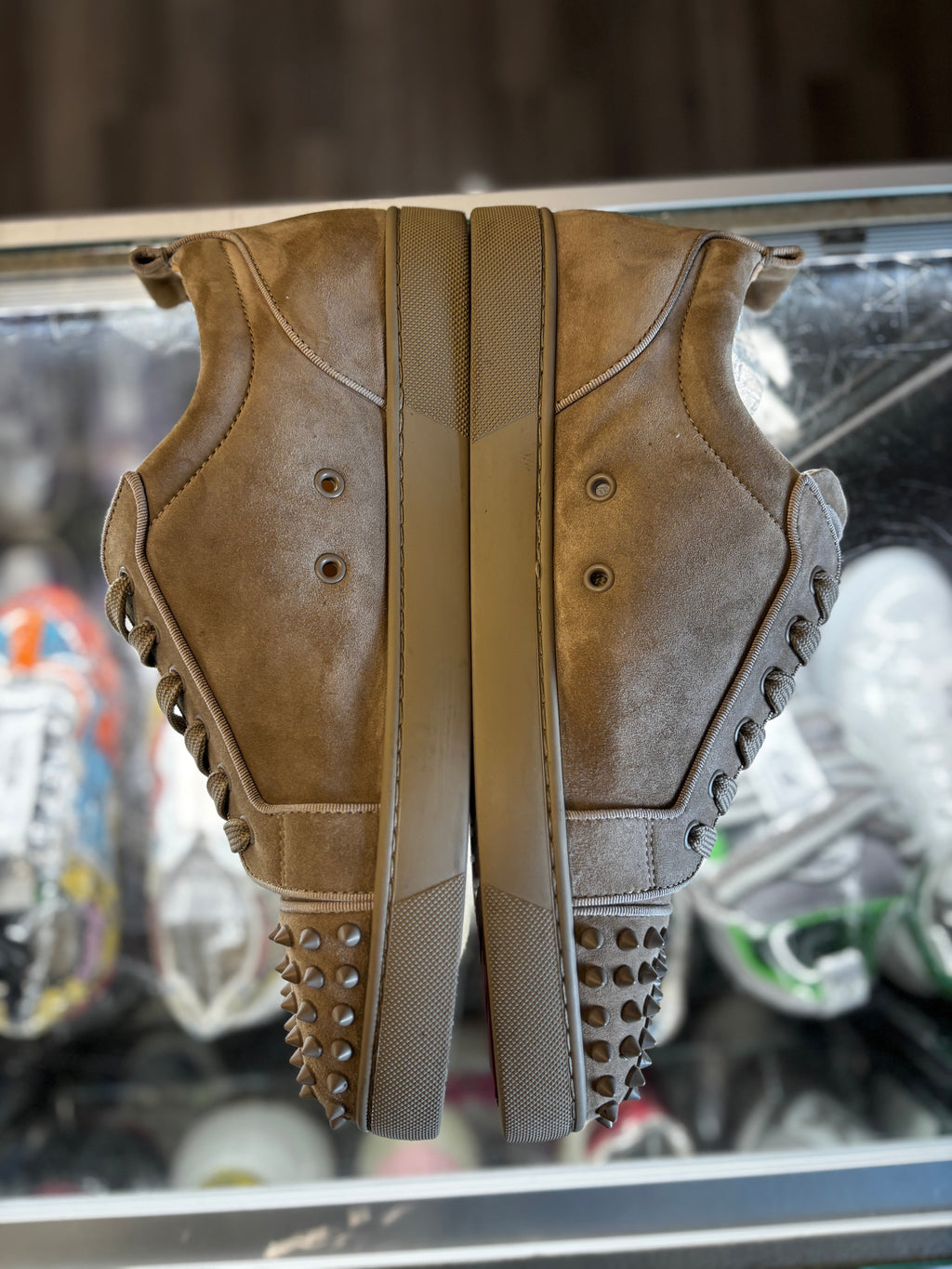 Christian Louboutin Low "Light Brown Suede"