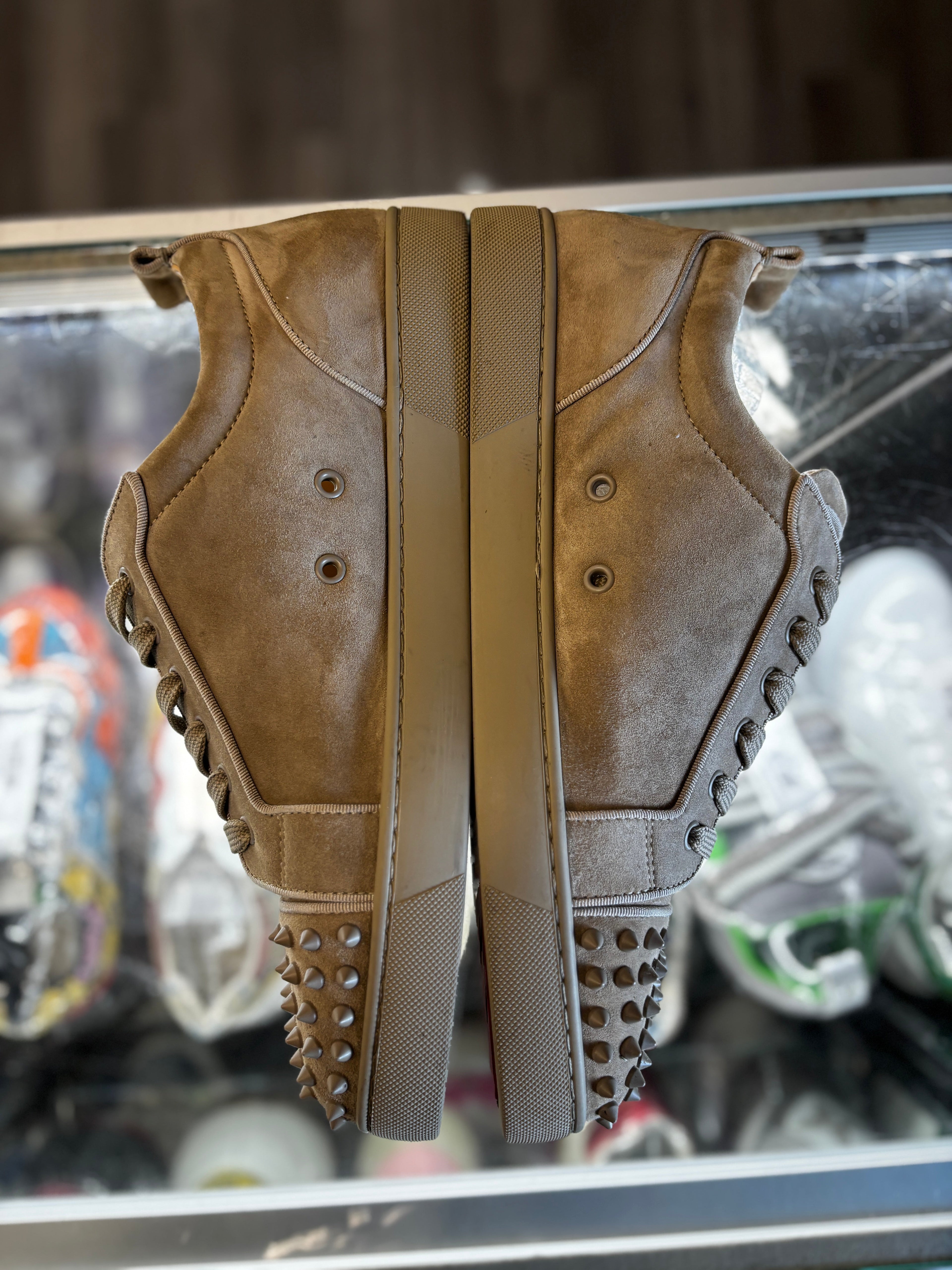 Christian Louboutin Low "Light Brown Suede"