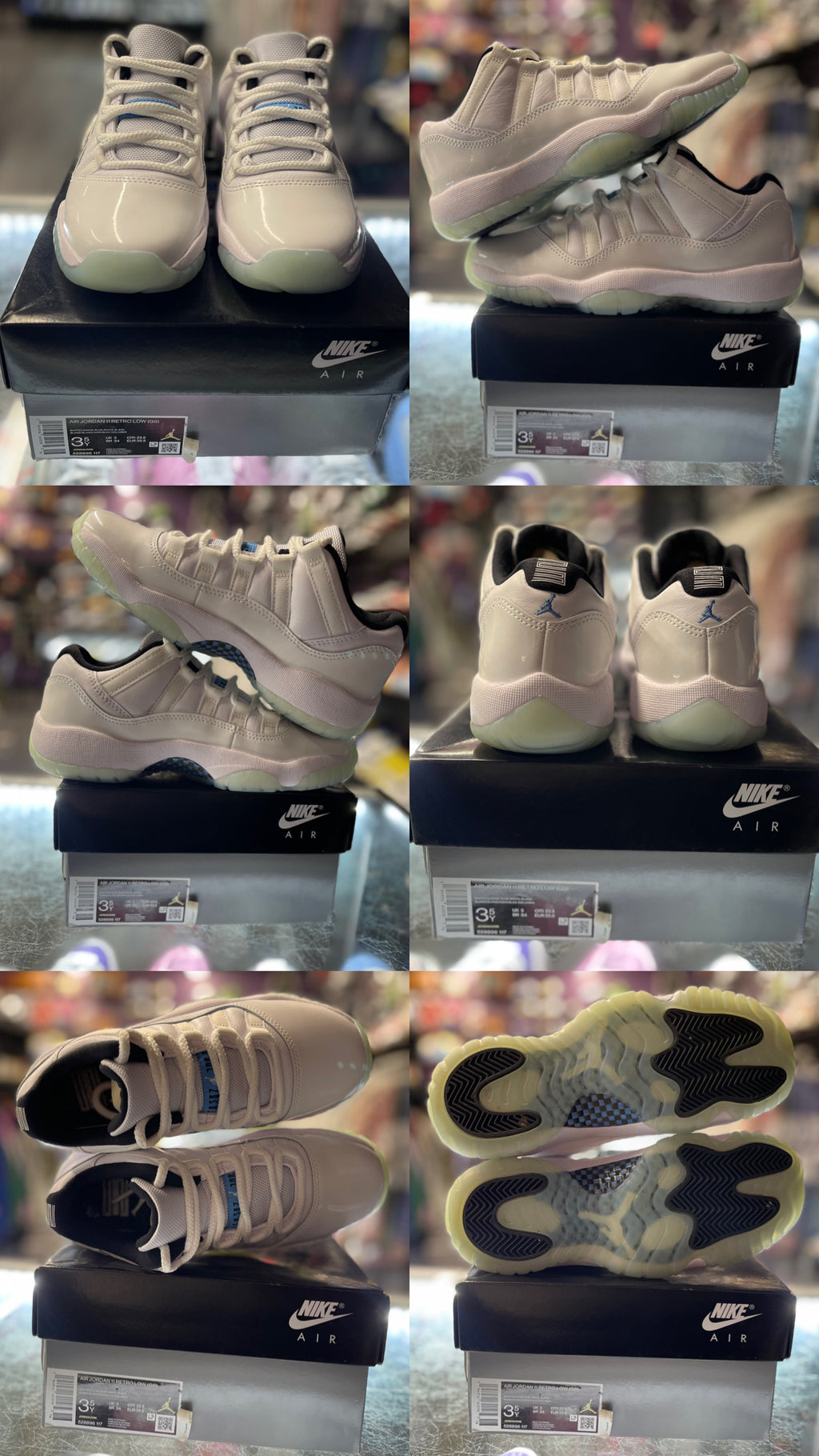 2021 Air Jordan Retro 11 Low "Legend Blue' (GS)