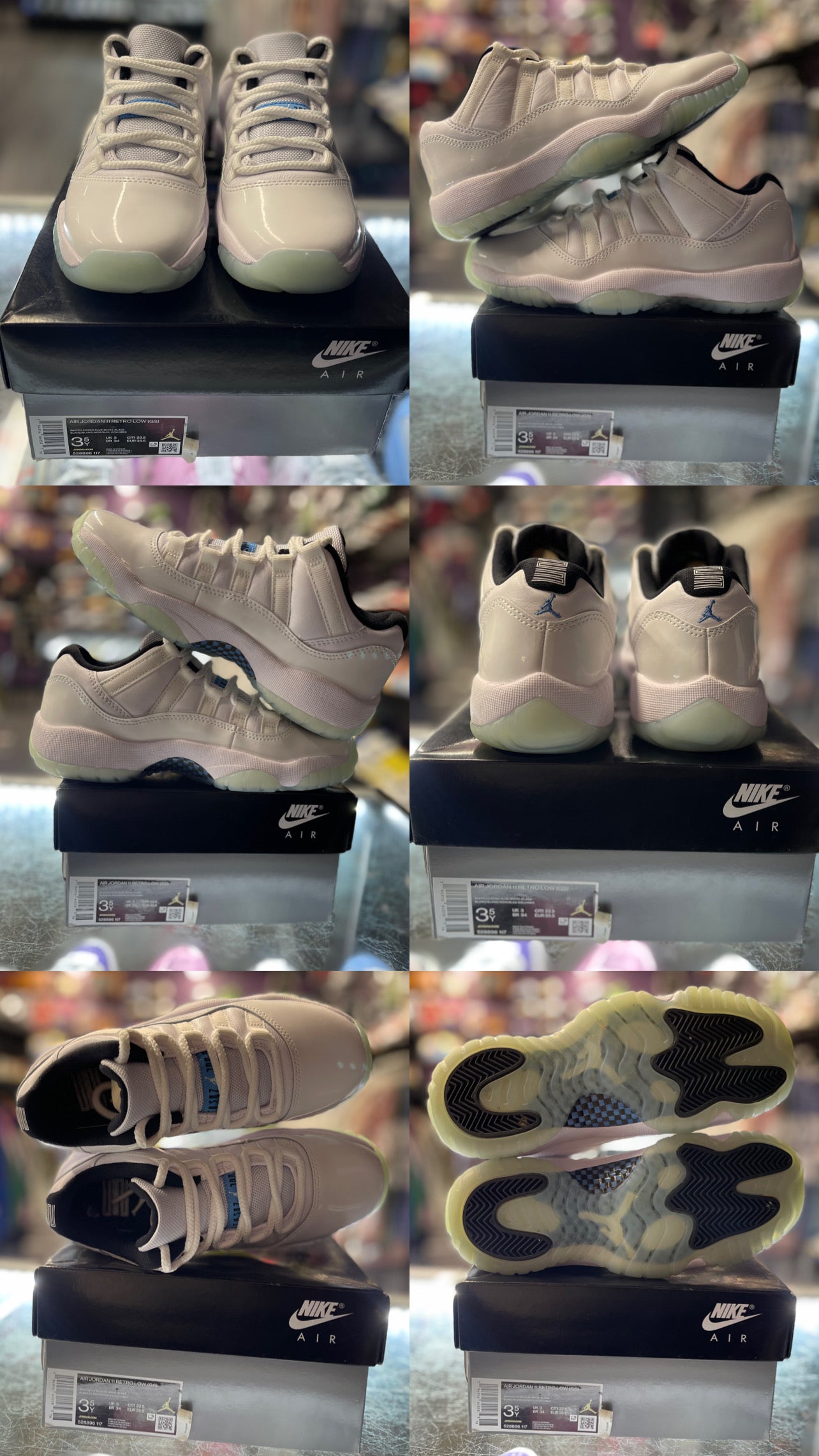 2021 Air Jordan Retro 11 Low "Legend Blue' (GS)