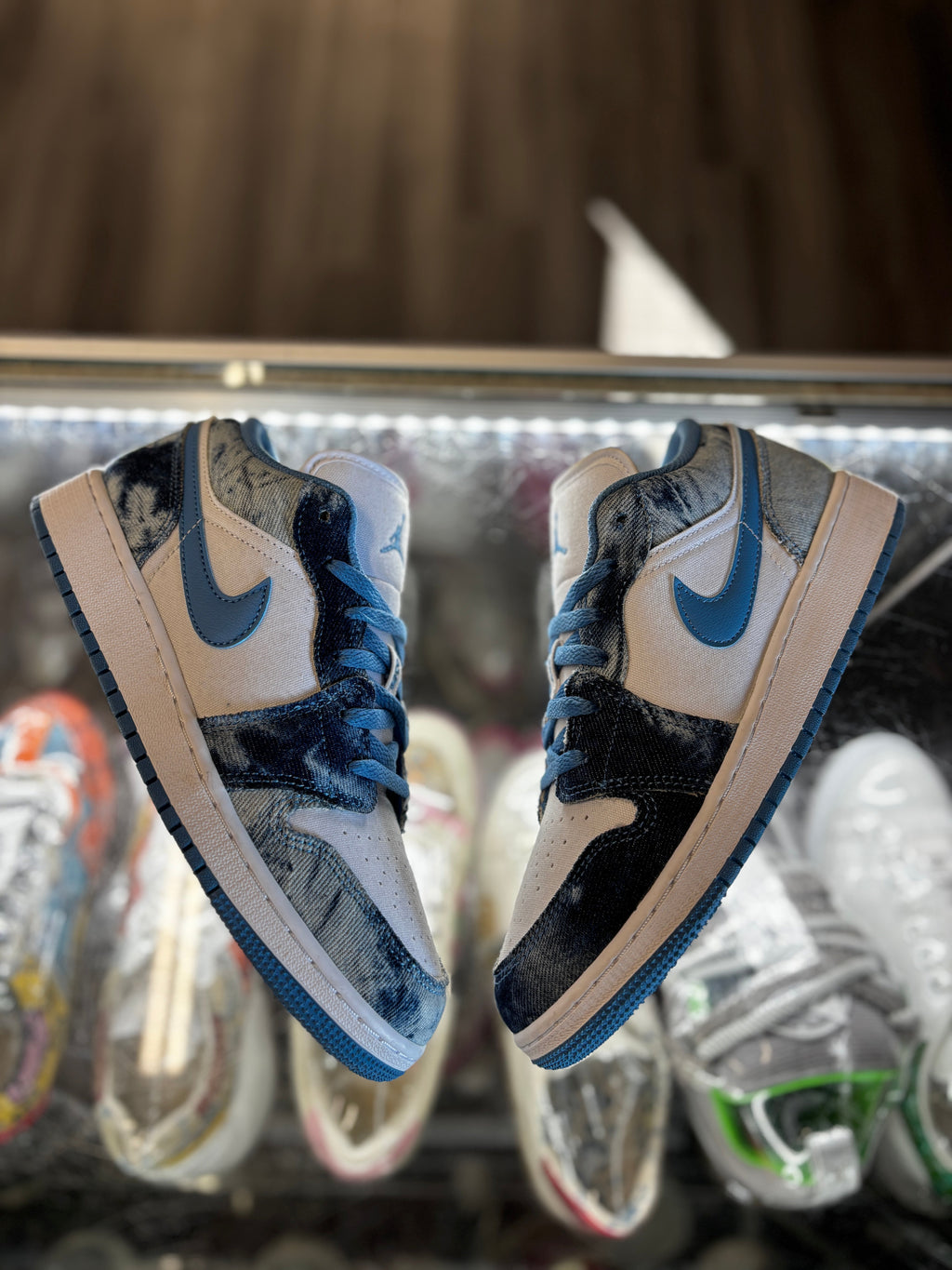2022 Air Jordan 1 Low "Washed Denim" (GS)