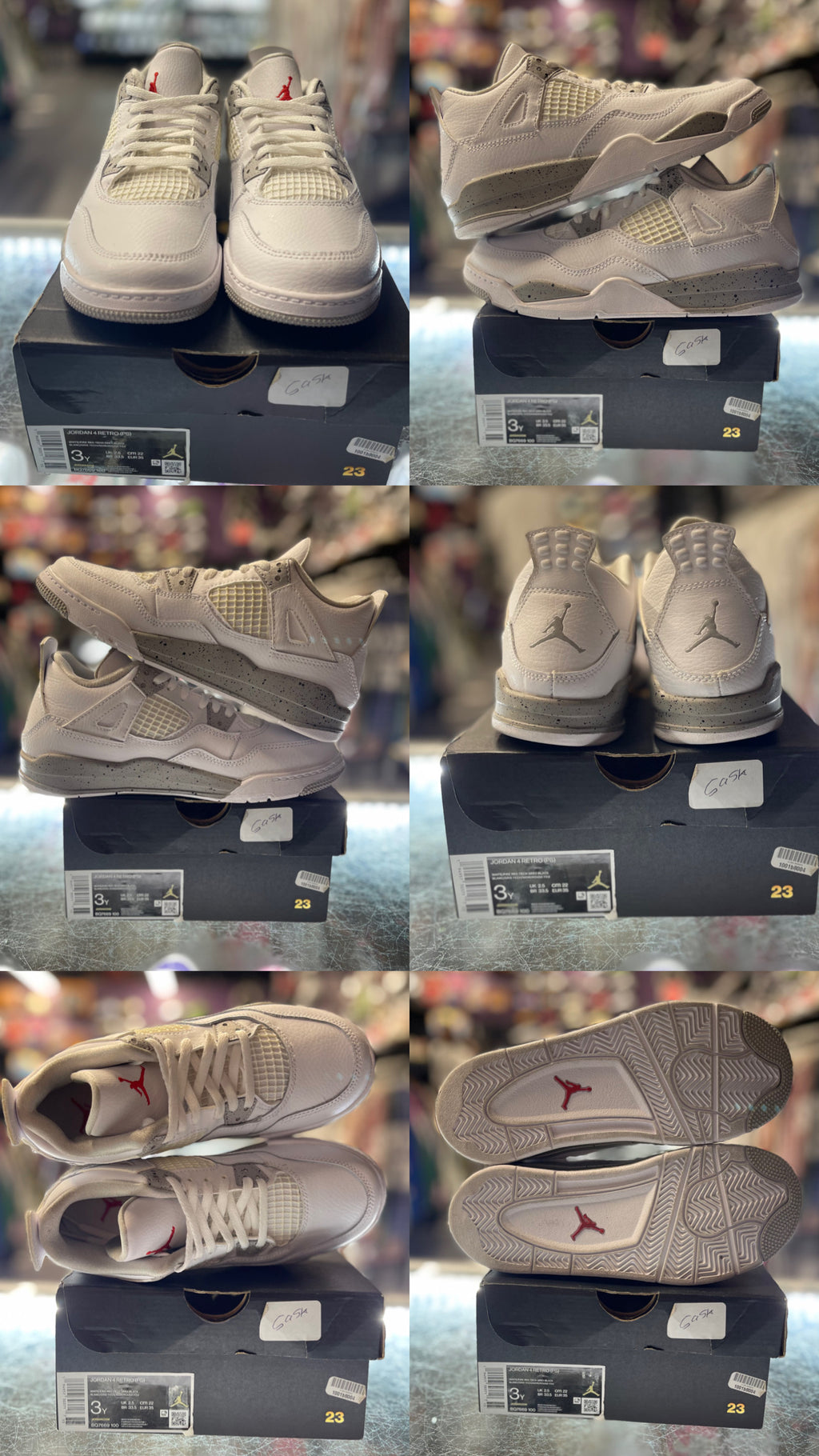 2021 Air Jordan Retro 4 "White Oreo" (GS)
