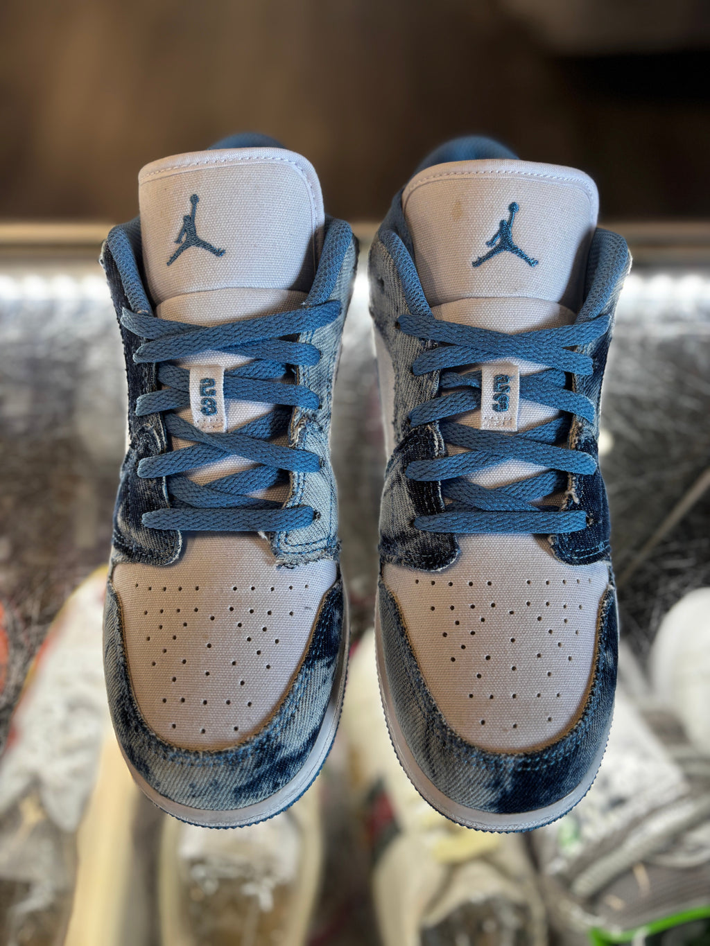 2022 Air Jordan 1 Low "Washed Denim" (GS)