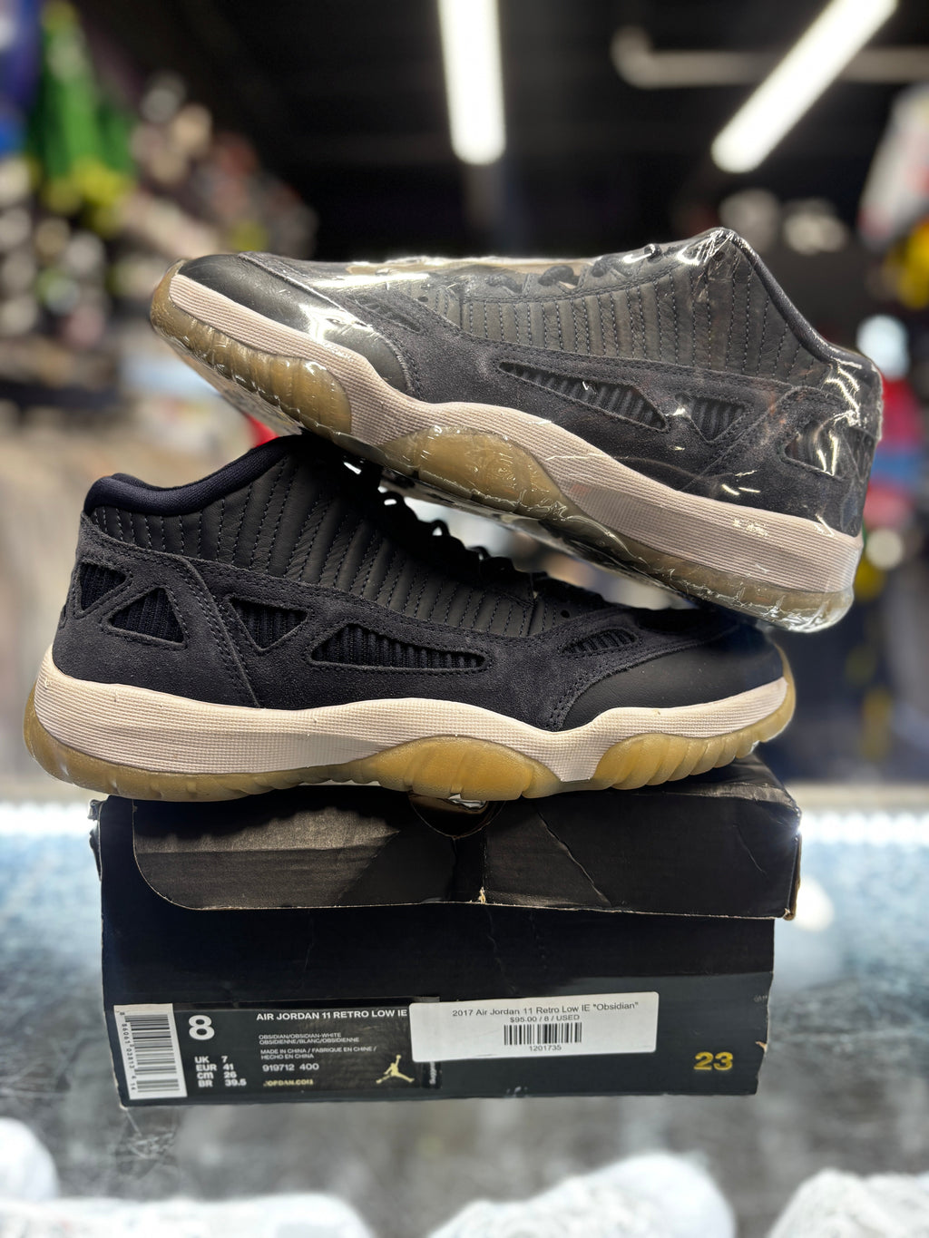 2017 Air Jordan 11 Retro Low IE "Obsidian"