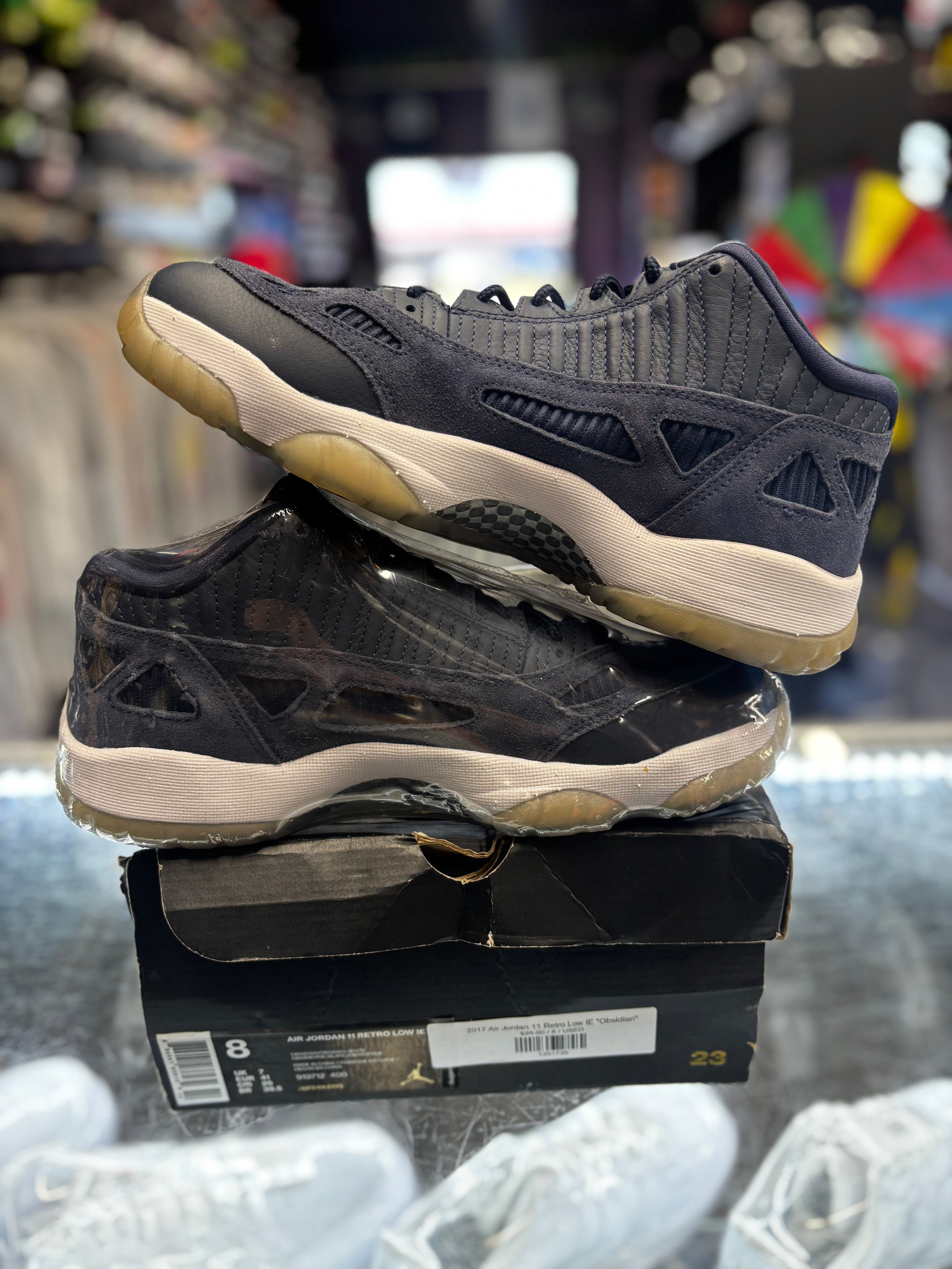 2017 Air Jordan 11 Retro Low IE "Obsidian"