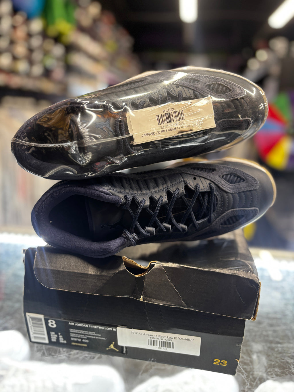 2017 Air Jordan 11 Retro Low IE "Obsidian"