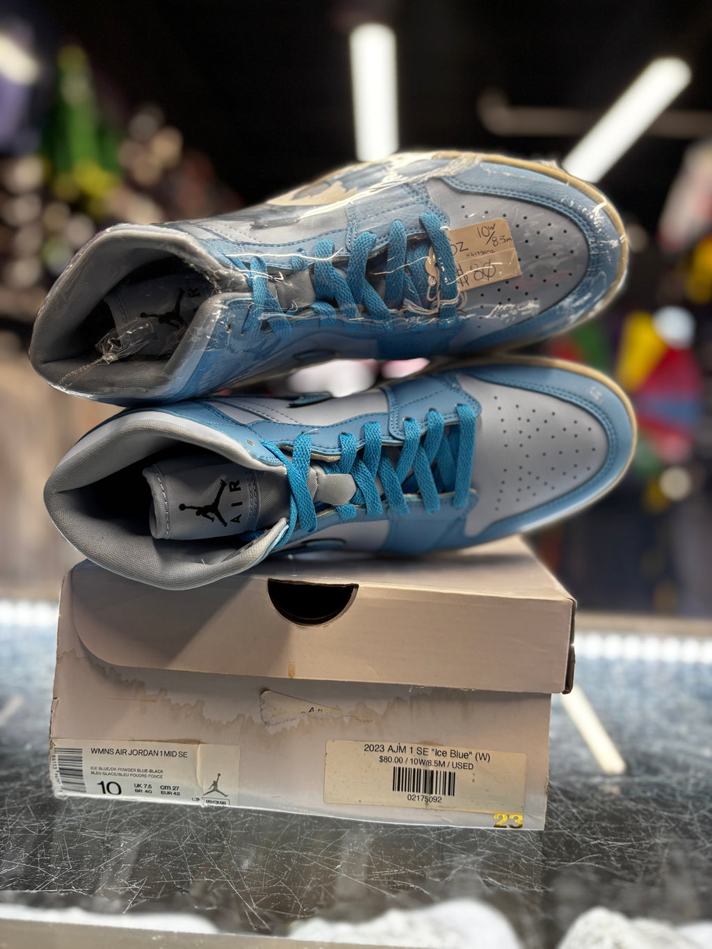 2023 Air Jordan Mid 1 SE "Ice Blue" (W)