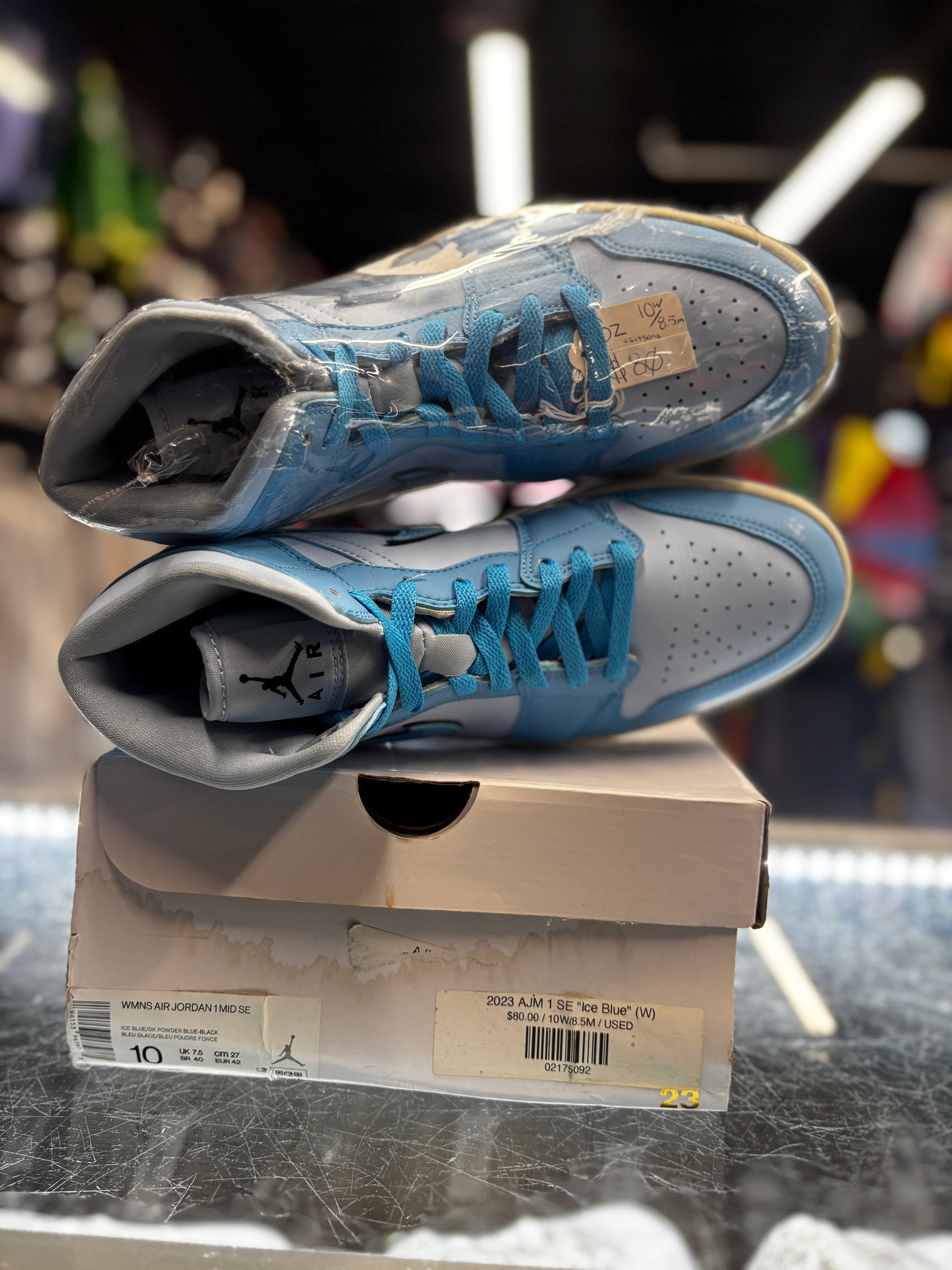 2023 Air Jordan Mid 1 SE "Ice Blue" (W)