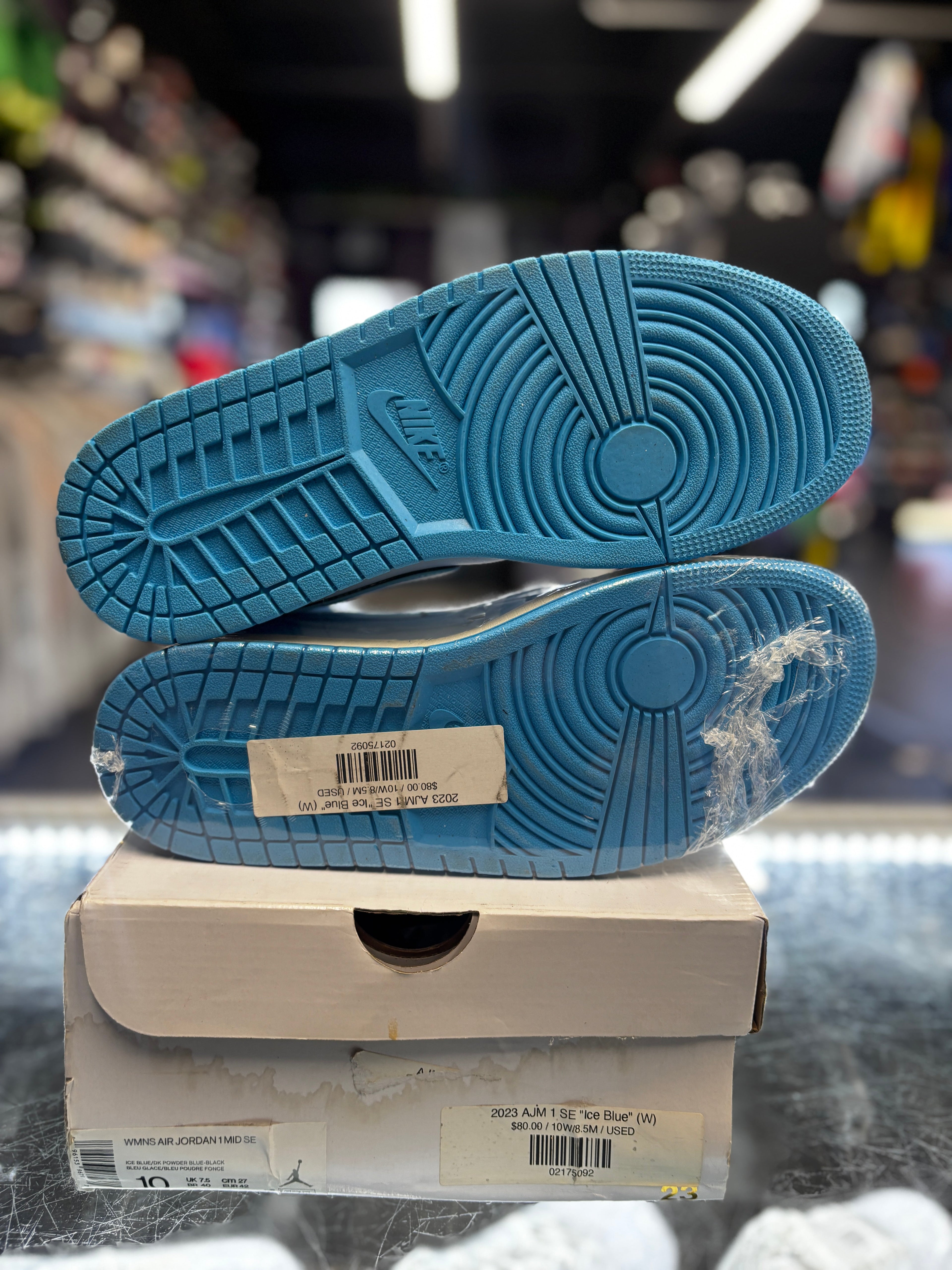 2023 Air Jordan Mid 1 SE "Ice Blue" (W)