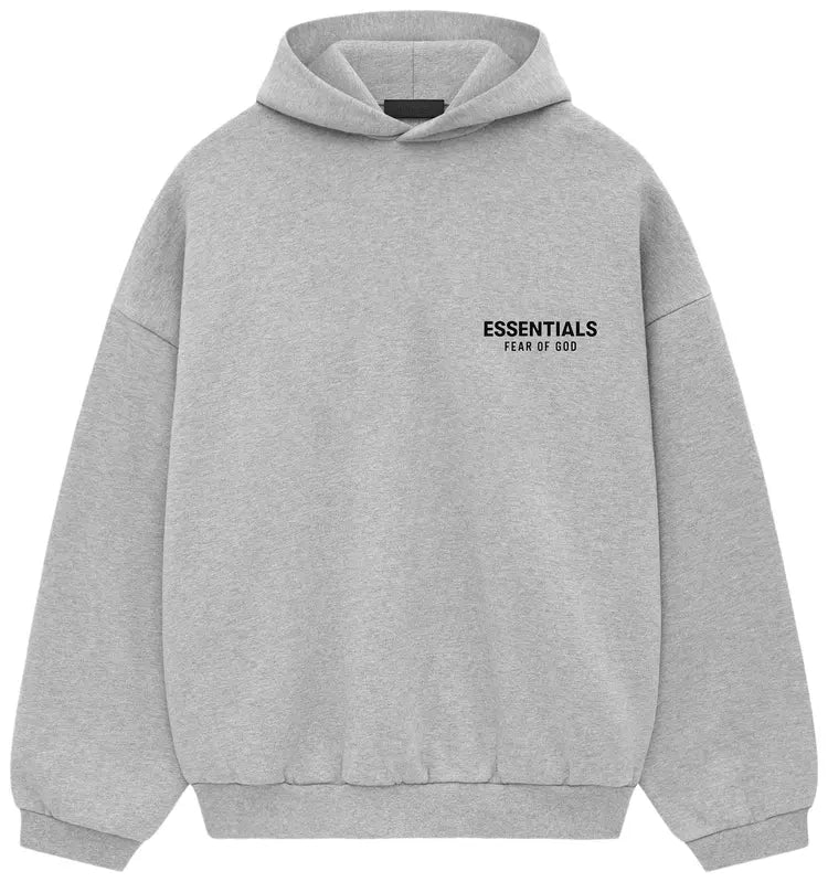 Fear of God Essentials Fleece Hoodie "Light Heather Grey"