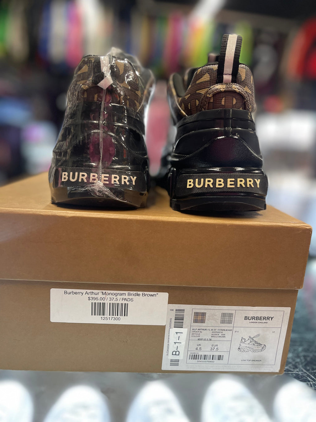 Burberry Arthur "Monogram Bridle Brown"