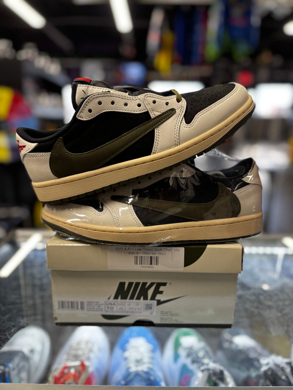 2023 Air Jordan Retro 1 Low "Travis Scott Olive" (W)