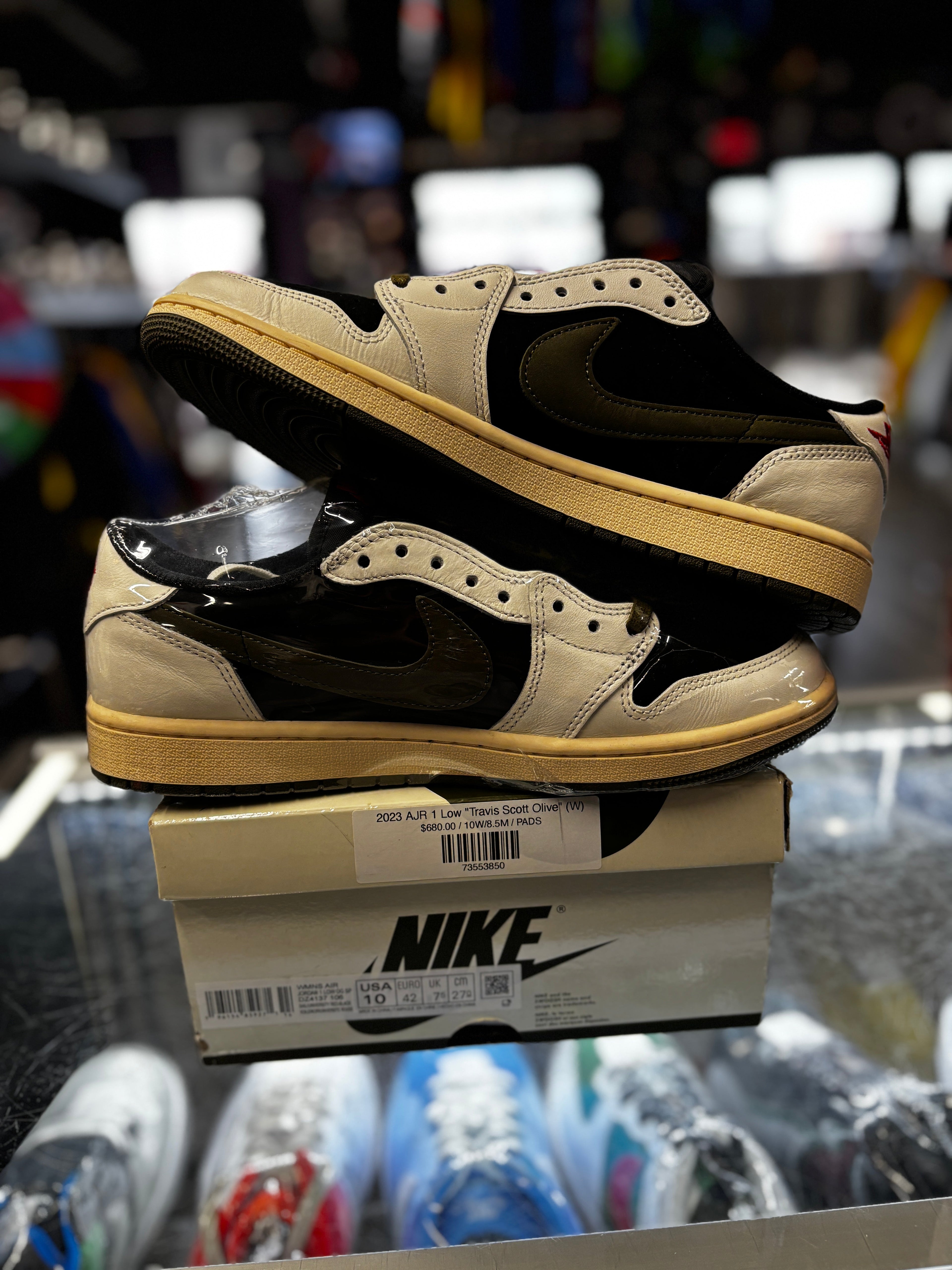 2023 Air Jordan Retro 1 Low "Travis Scott Olive" (W)