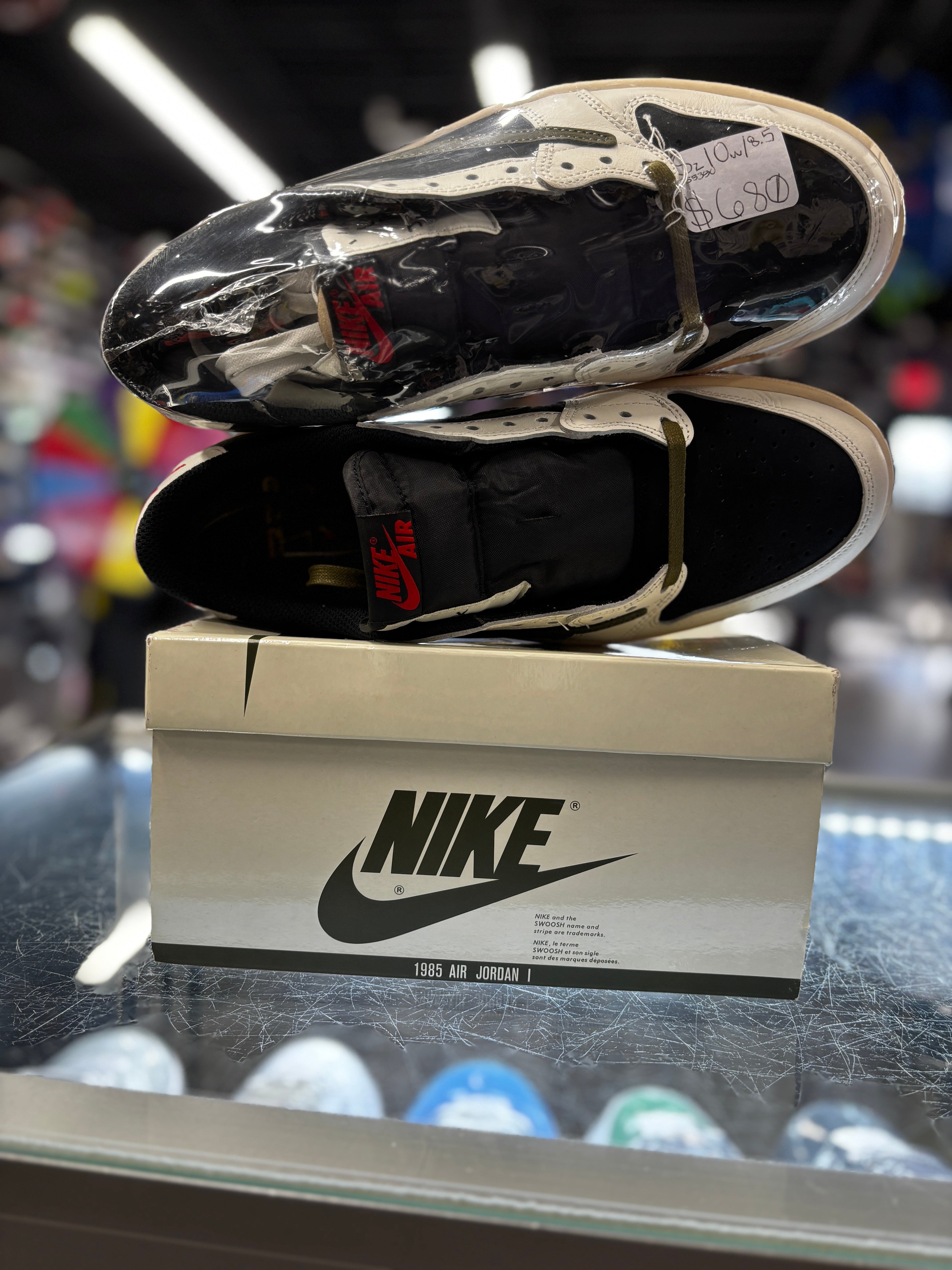2023 Air Jordan Retro 1 Low "Travis Scott Olive" (W)